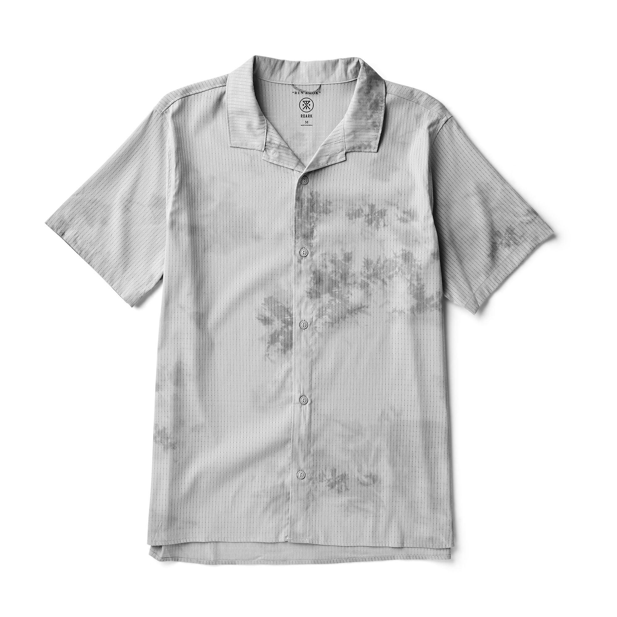 Bless Up Trail Button Up Shirt in Ghost Grey – Roark