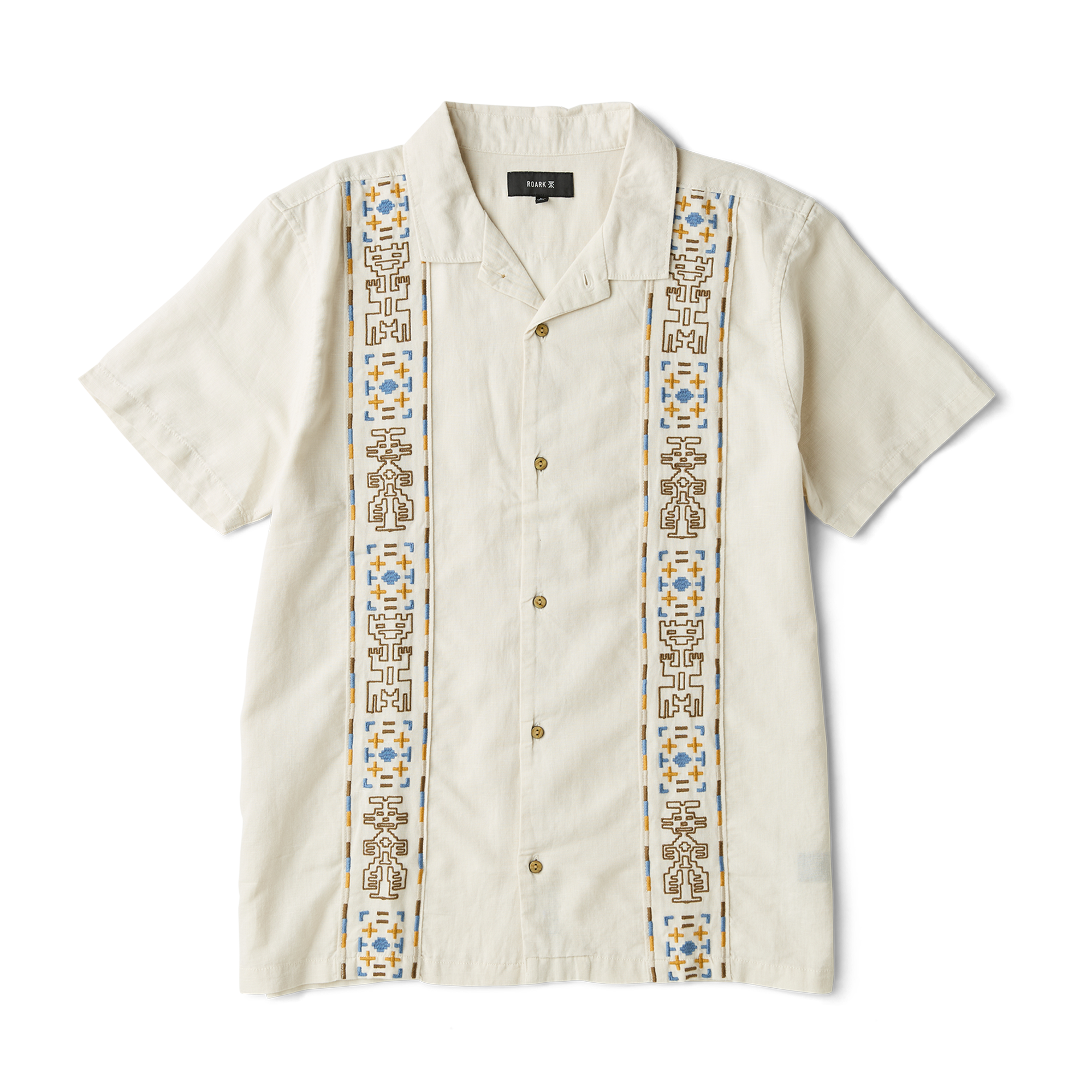 Gonzo Camp Button Up Shirt in Ivory – Roark