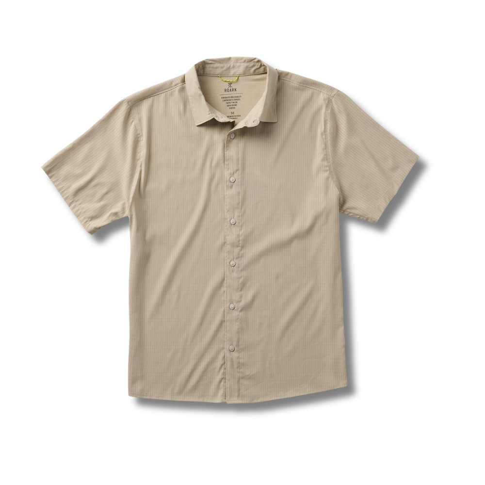 Bless Up Breathable Stretch Shirt in Fossil – Roark