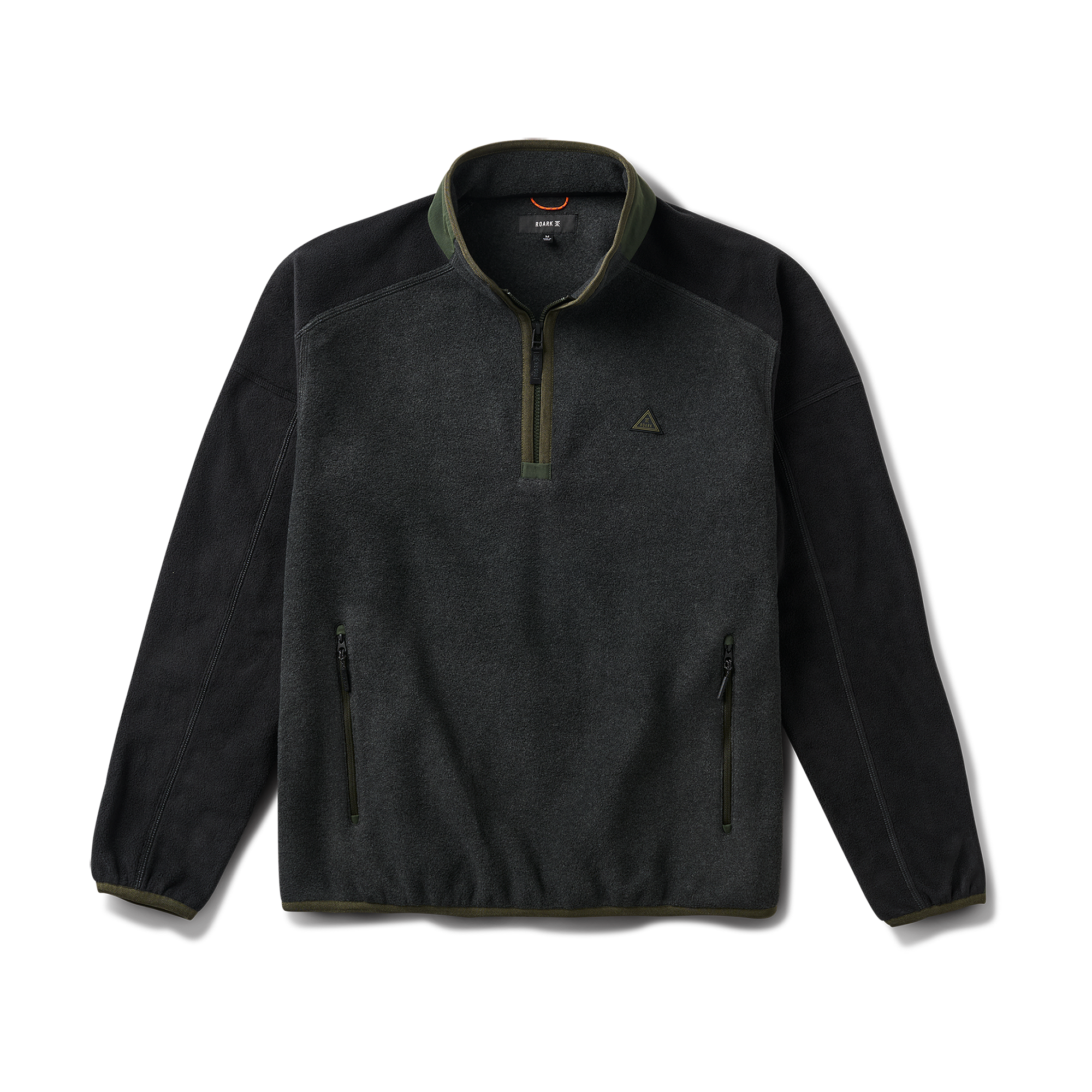 Campover Fleece Mock Hoodie in Onyx – Roark