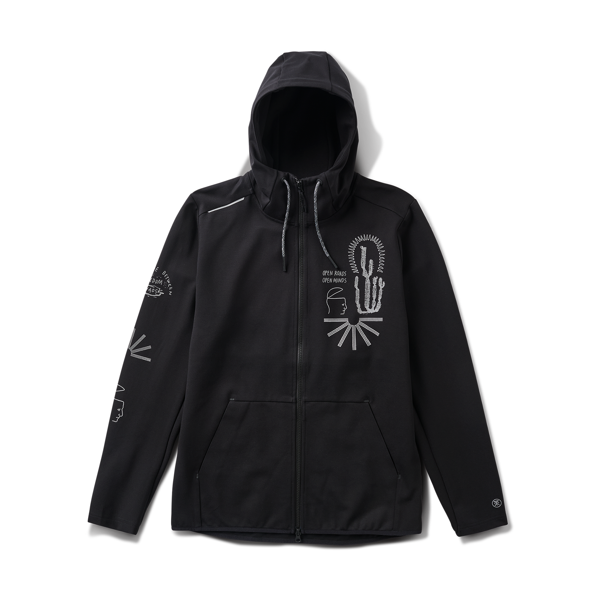 El Morro Zip Fleece 2.0 Hoodie in Black – Roark