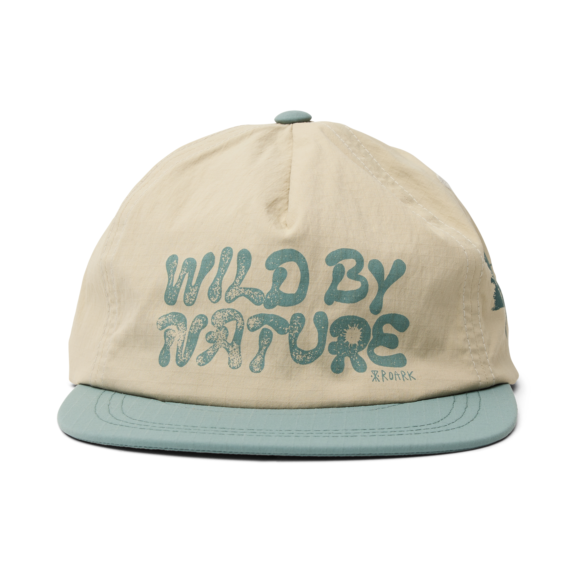 Mathis 5 Panel Strapback Hat in Oatmeal – Roark