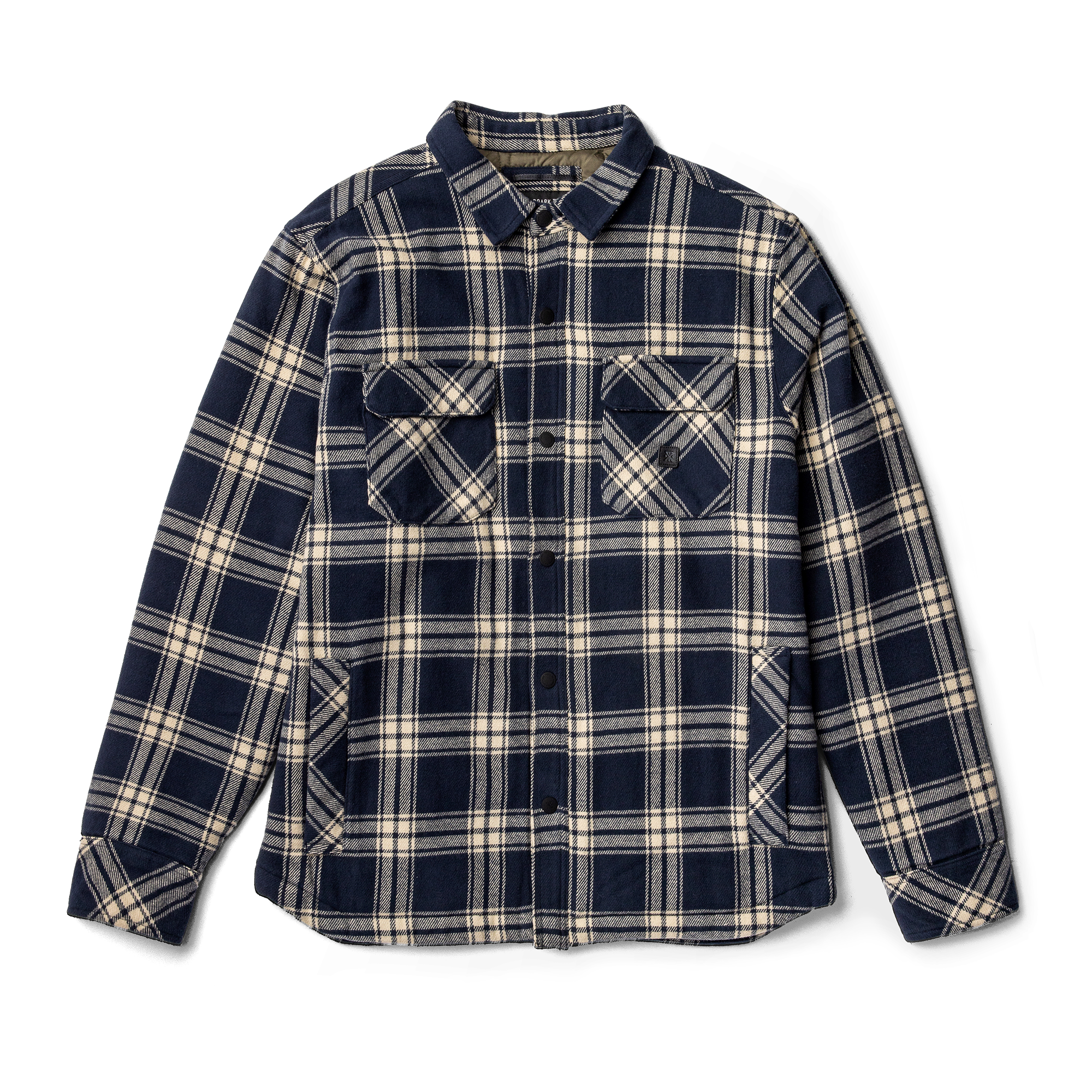 Backwoods Overshirt Jacket Flannel in Navy – Roark