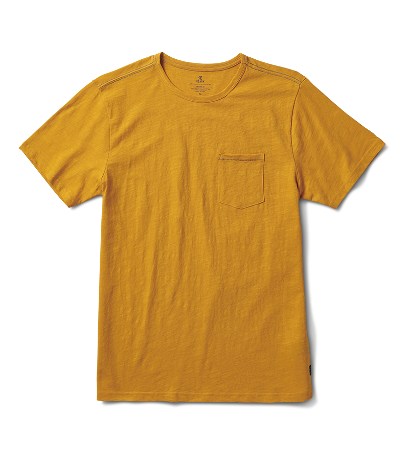 Well Worn Midweight Organic Short Sleeve Tee - Gold | Roark