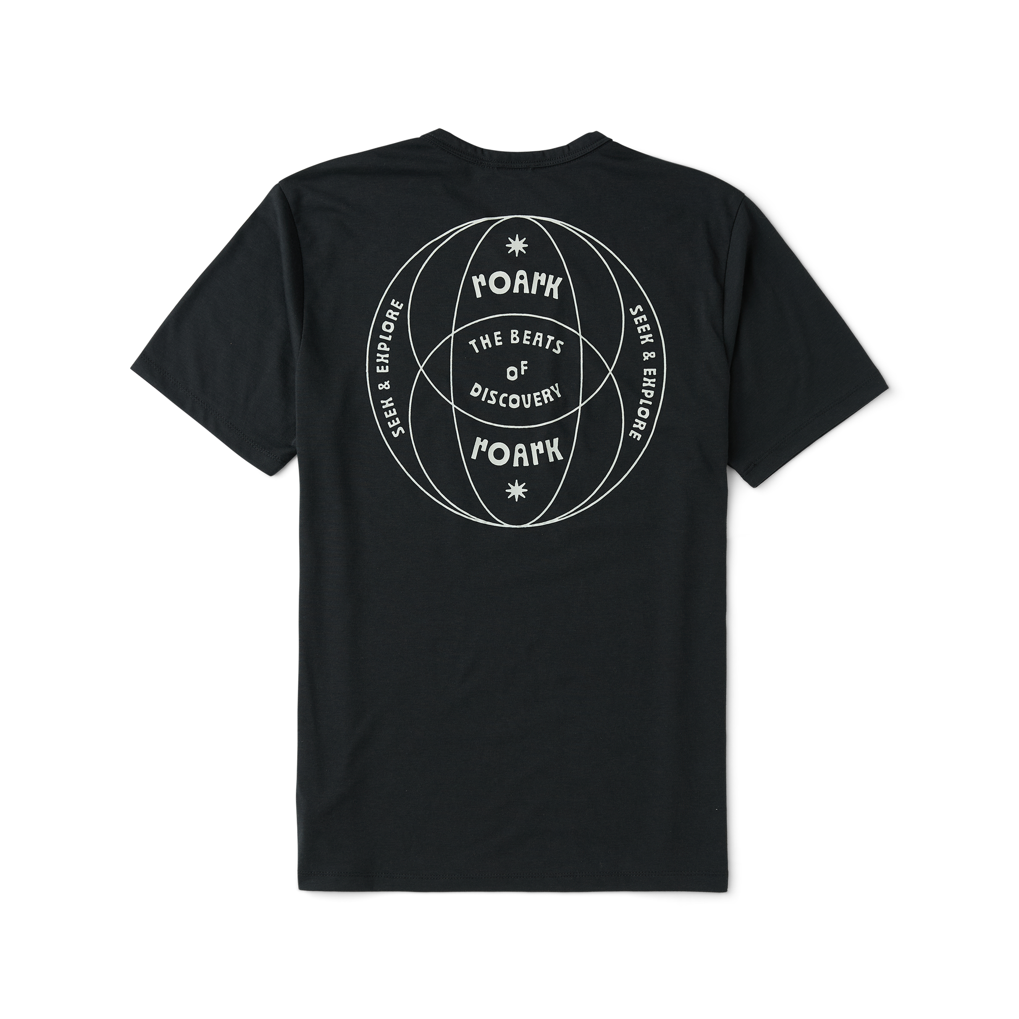 Mathis Active Short Sleeve Tee in Chaos Black – Roark