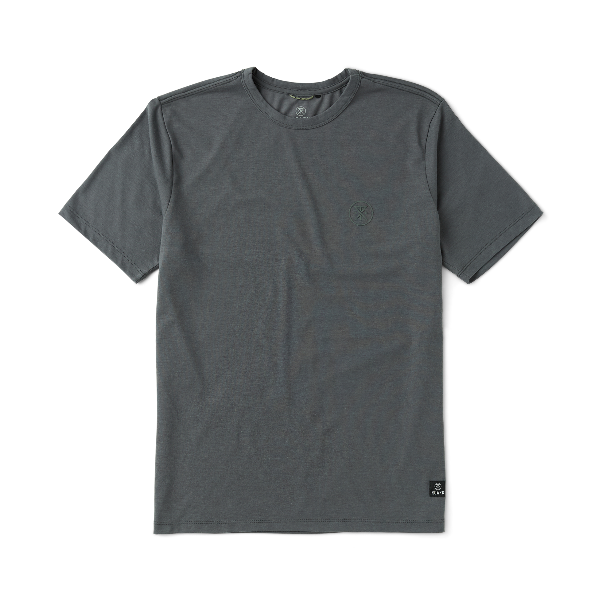 Mathis Active Short Sleeve Tee in Charcoal – Roark