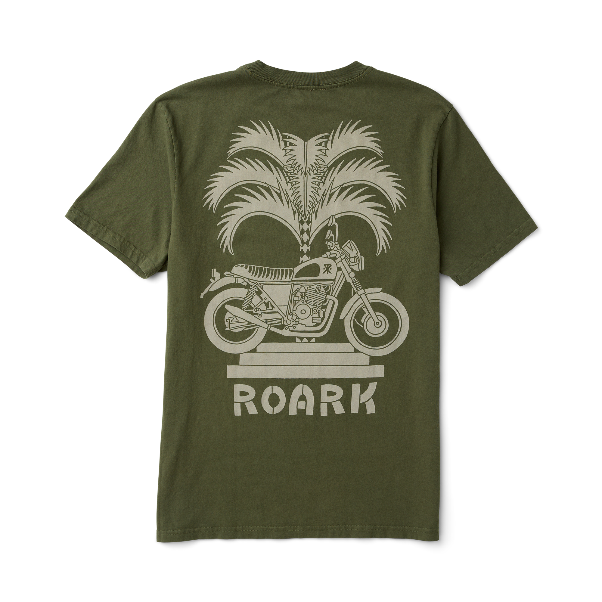 Moto Palm Premium Tee in Military – Roark