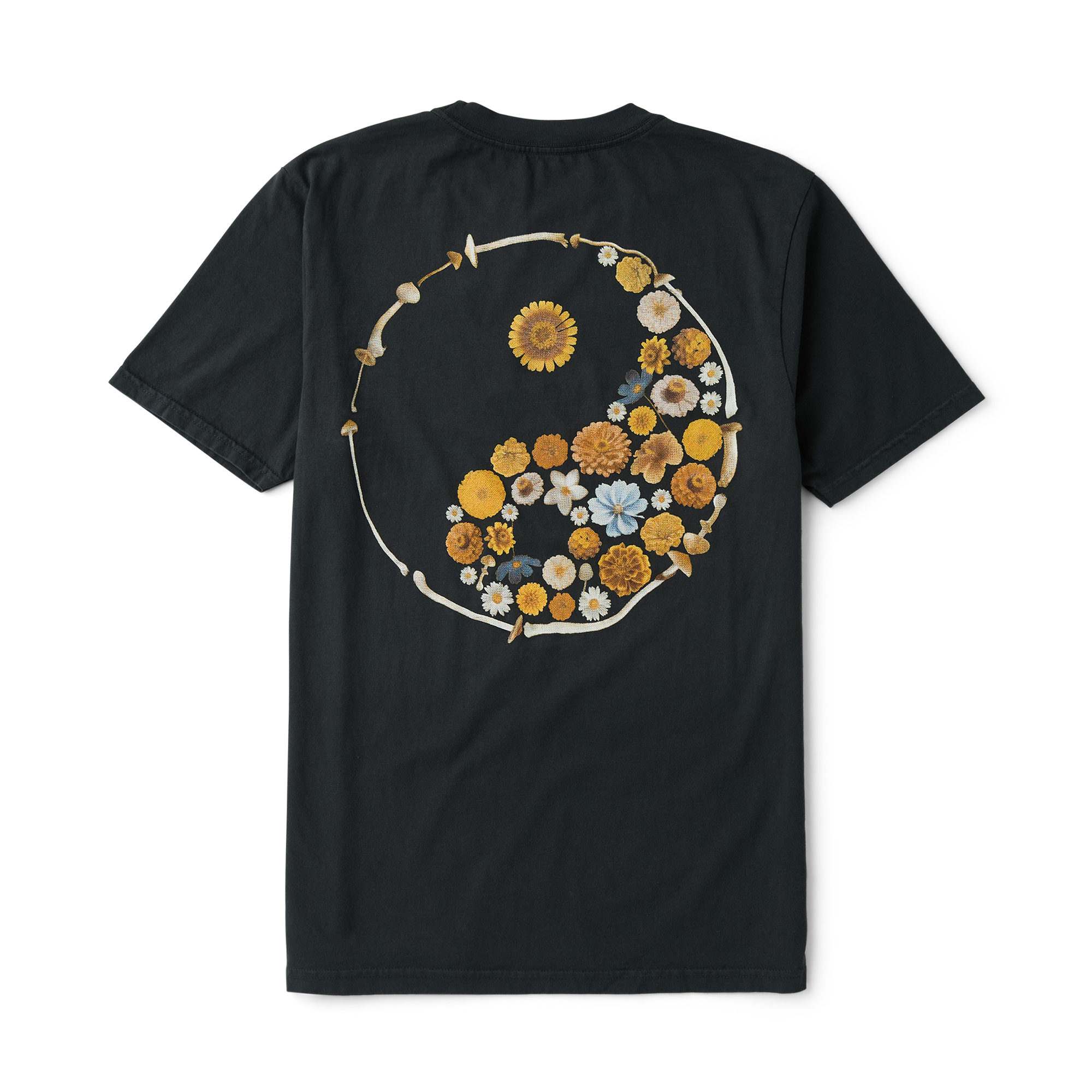Yin Yang Forage Premium Tee in Washed Black – Roark