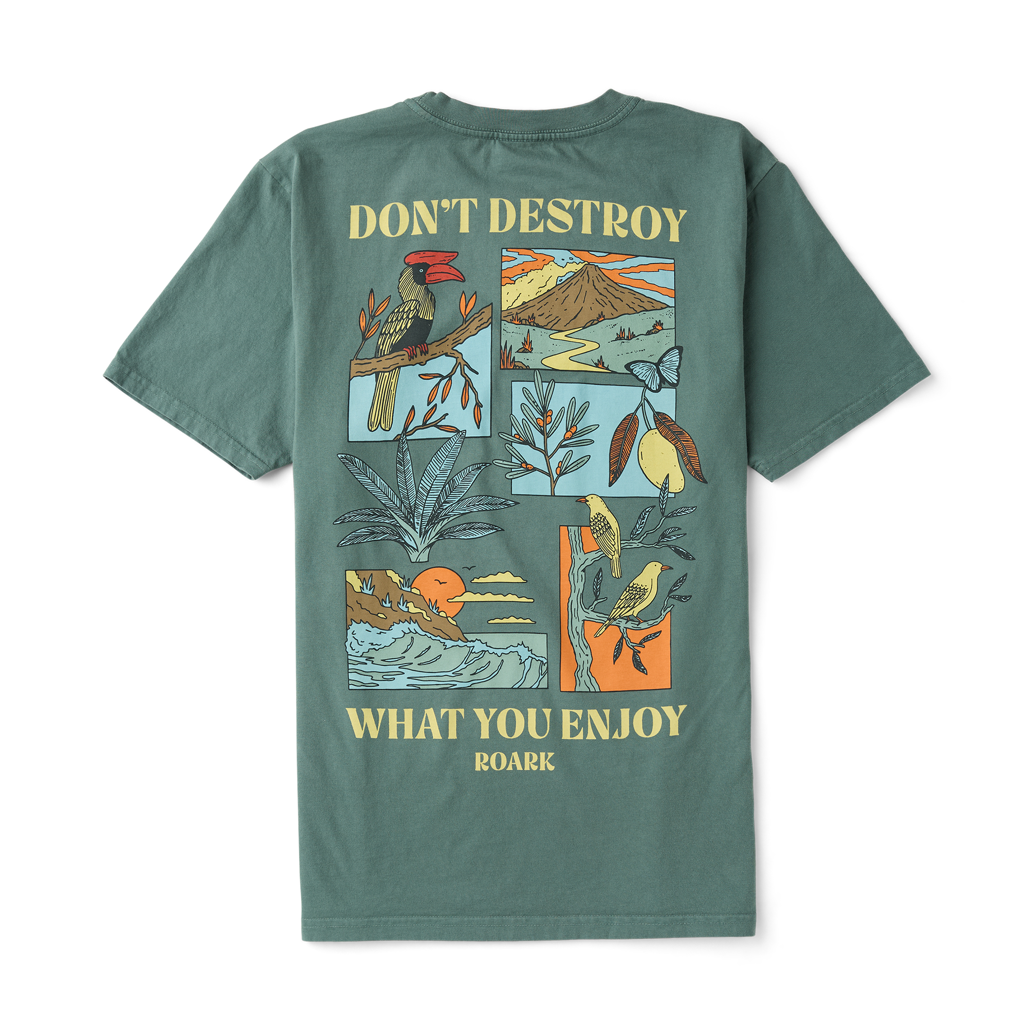Enjoy Premium Tee in Slate Green – Roark