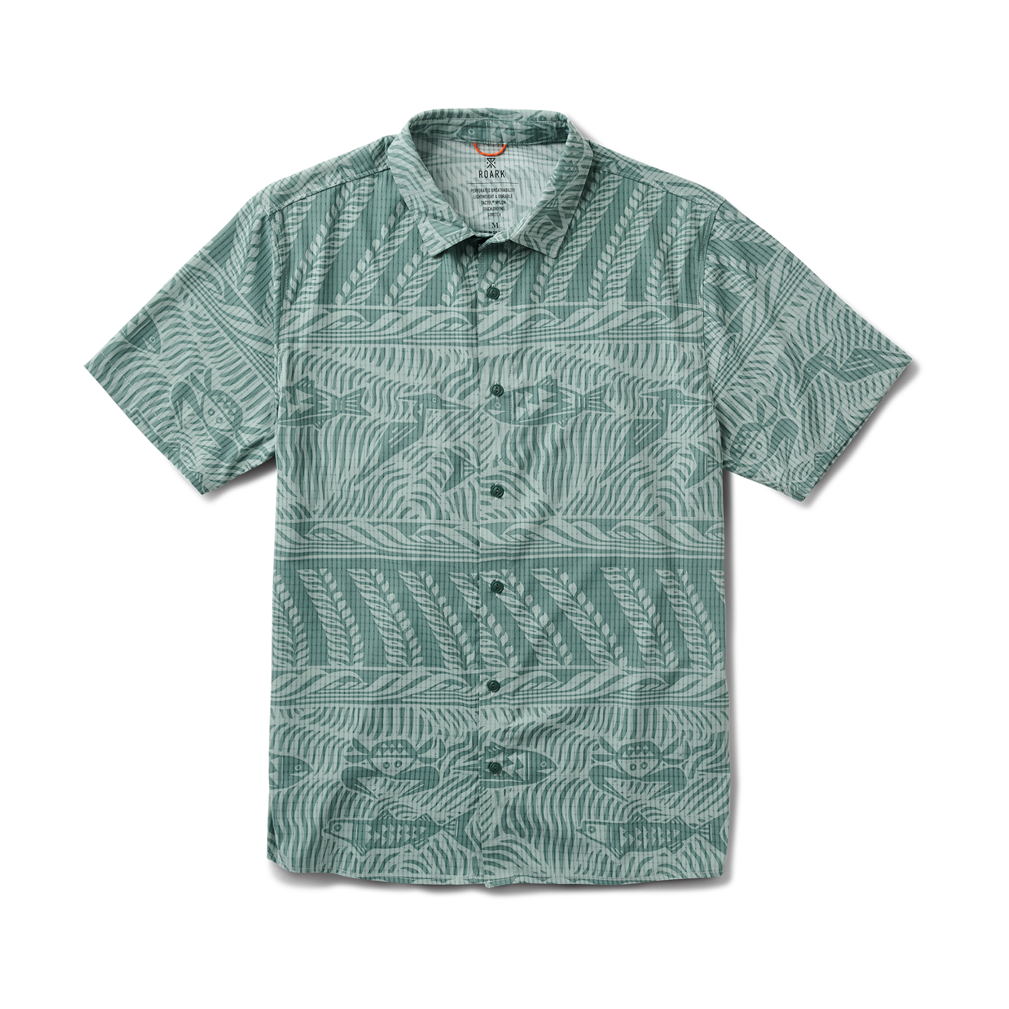 Bless Up Button Up Shirt in Slate Green – Roark