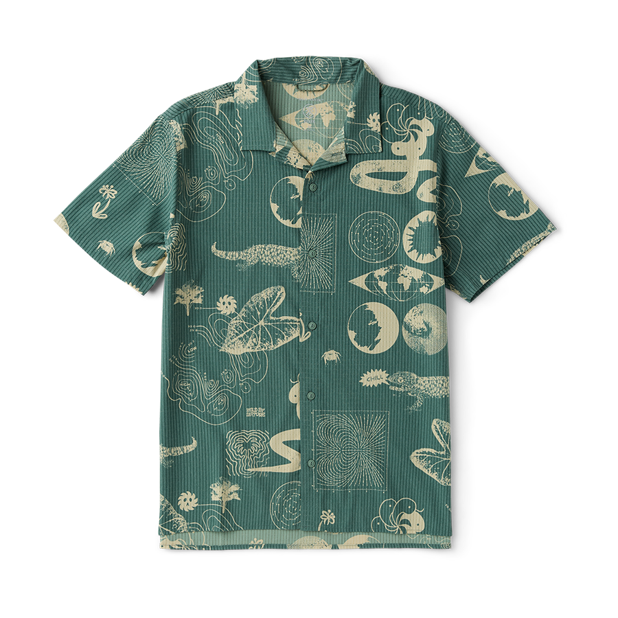 Bless Up Trail Button Up Shirt in Slate Green/Tan – Roark