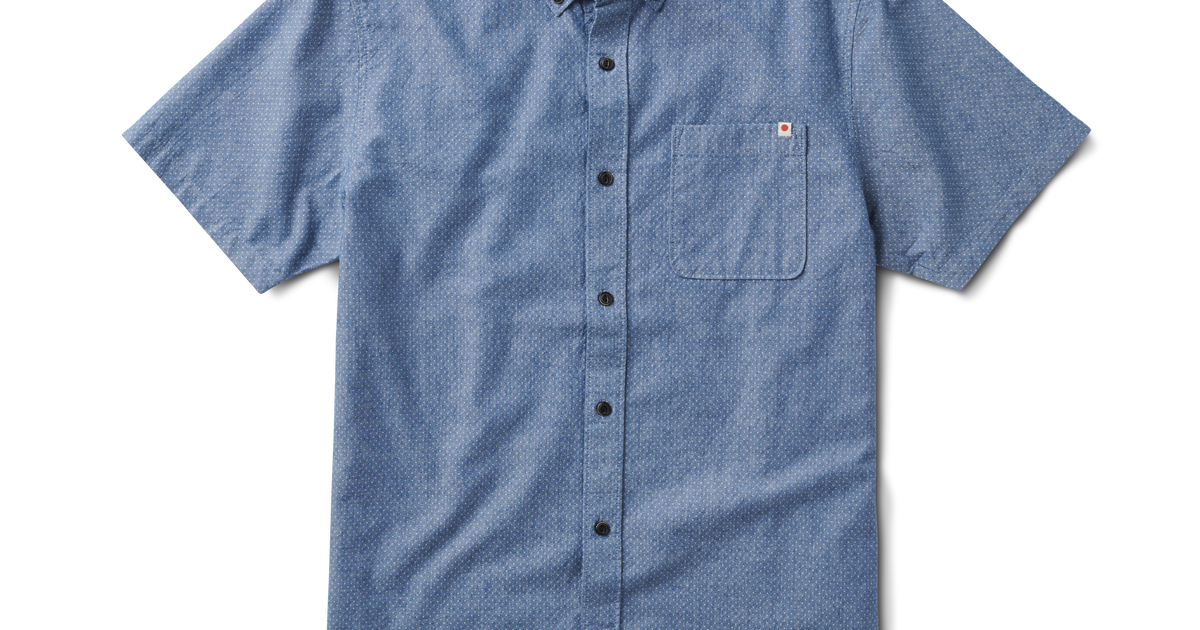 Scholar Aizome Chambray Shirt - Indigo | Roark