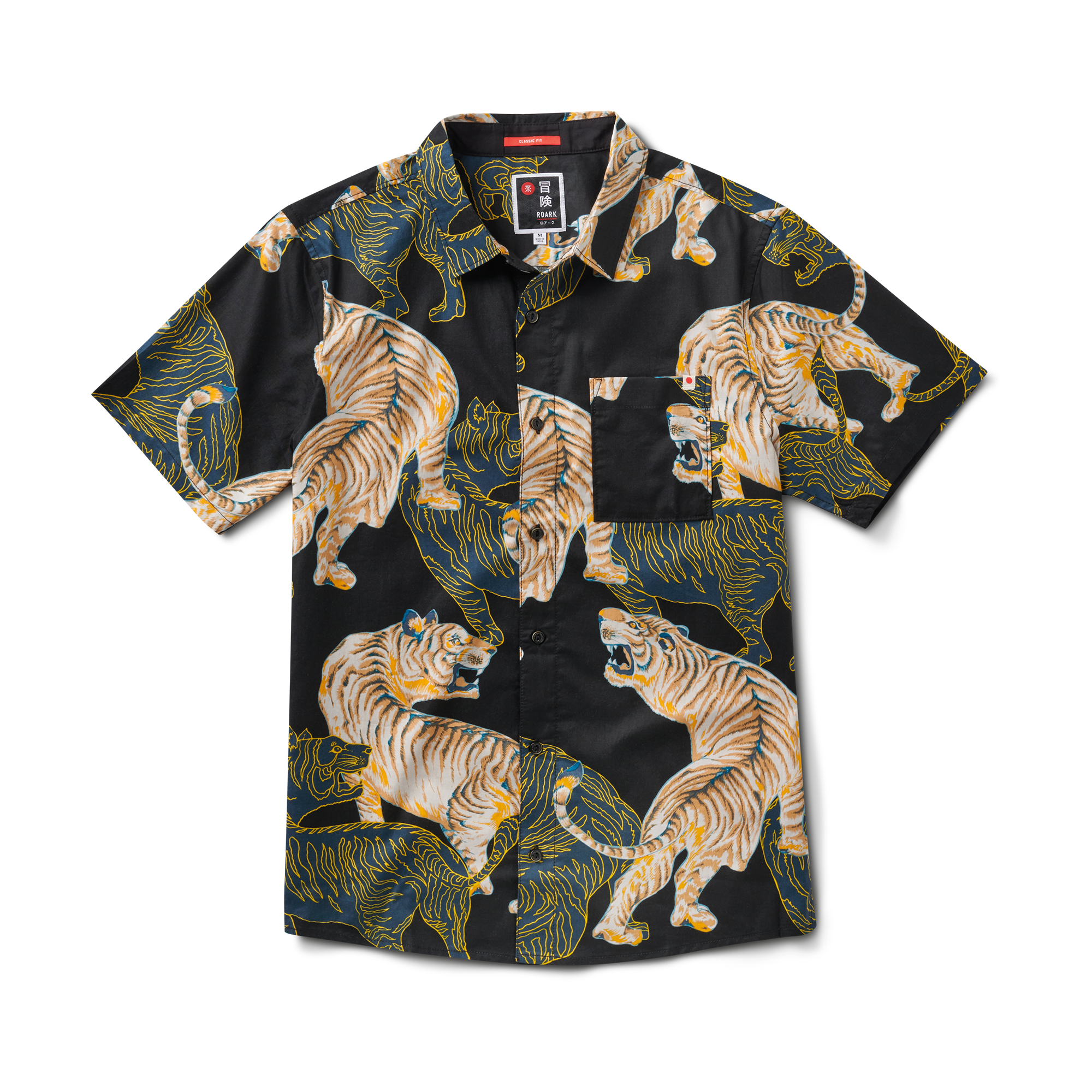 Tiger shirt best sale button up