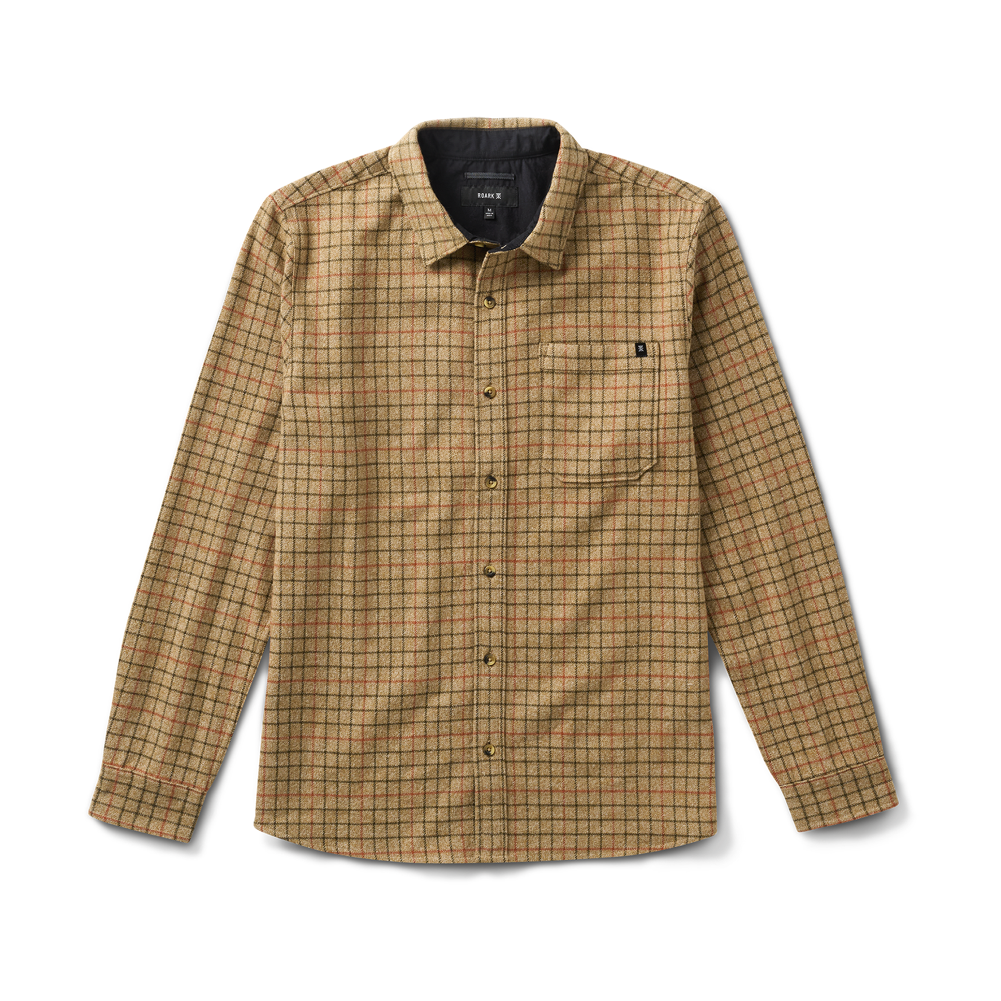 Crossroads Organic Cotton Flannel in Khaki – Roark