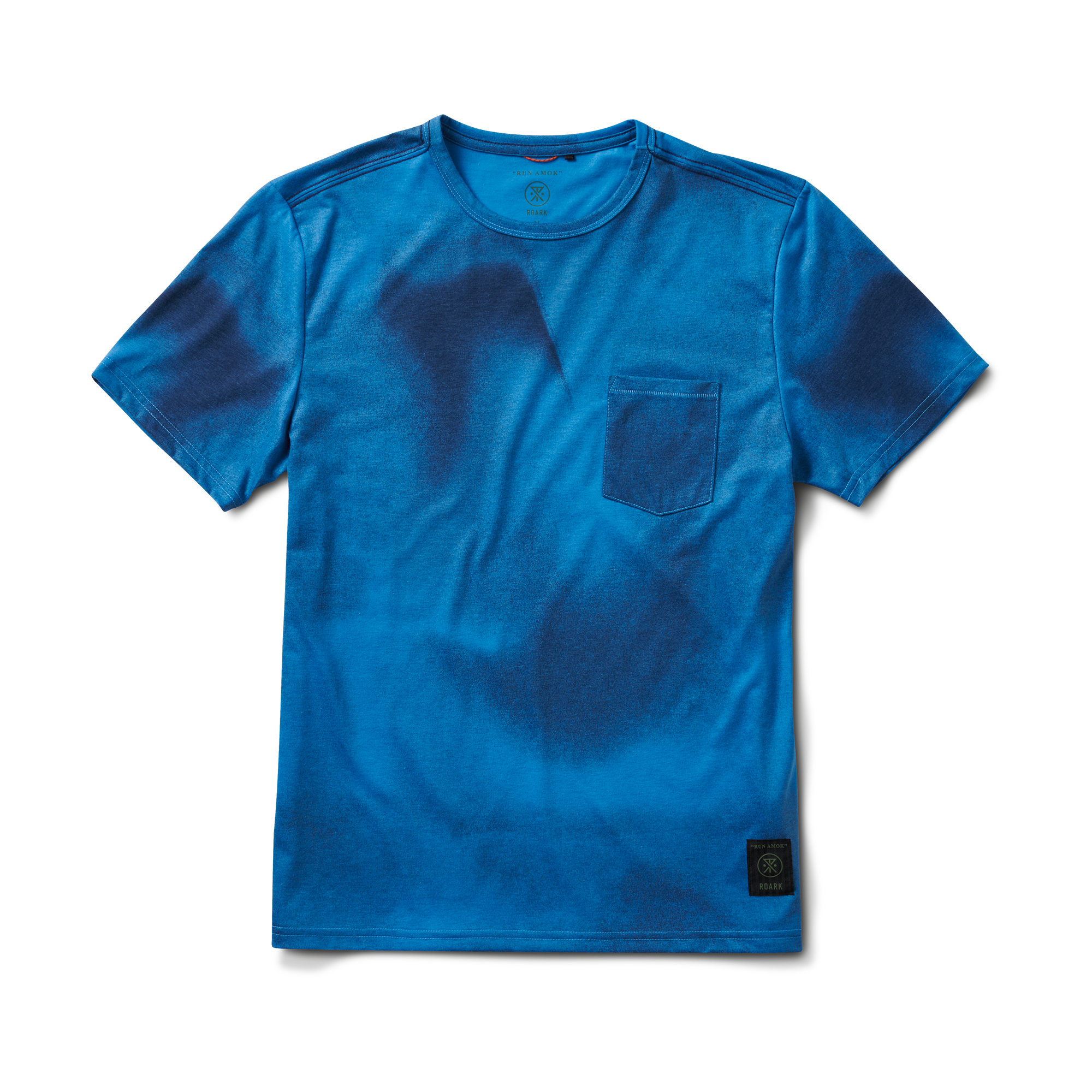 Mathis Short Sleeve Active Tee - Drifter Blue | Roark