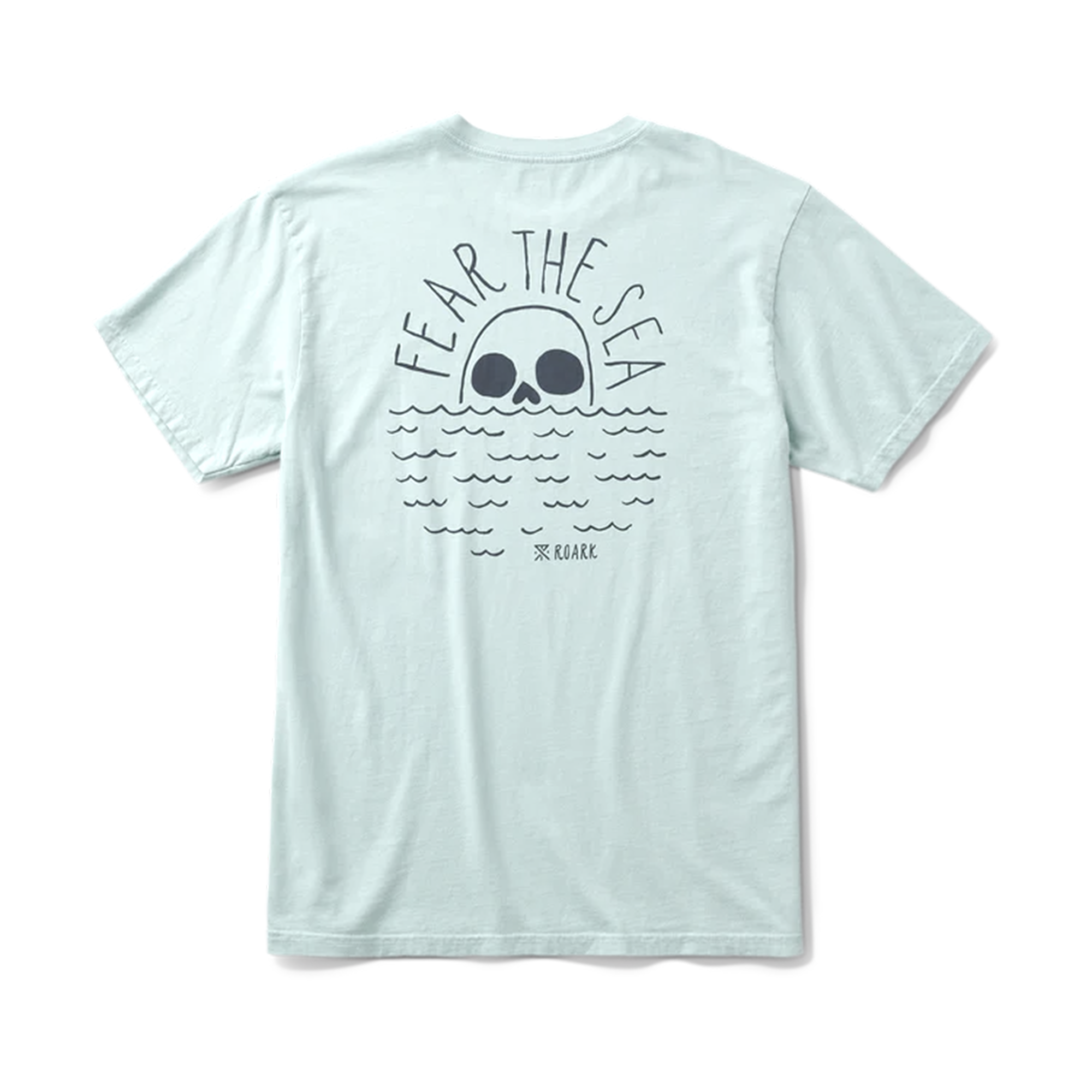 Fear The Sea Premium Tee in Harbor – Roark Fear The Sea Premium Tee in Harbor – Roark