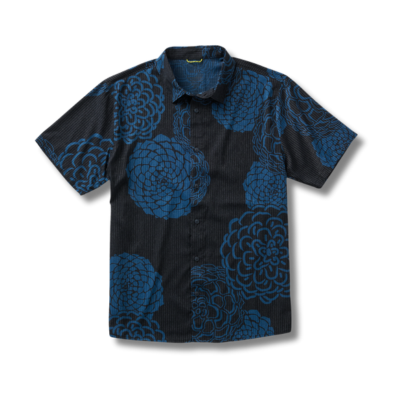 Bless Up Breathable Stretch Shirt in Dark Navy – Roark