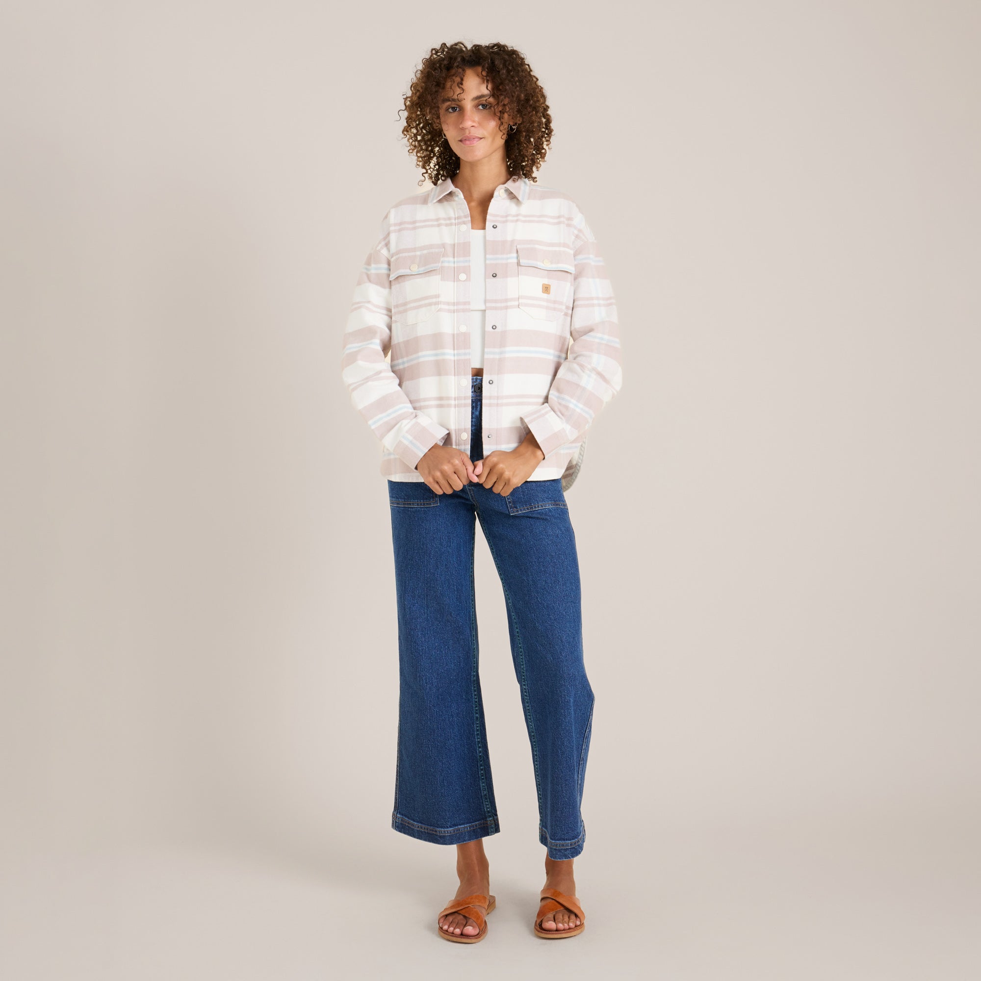 Amberley Flannel in Glacier – Roark