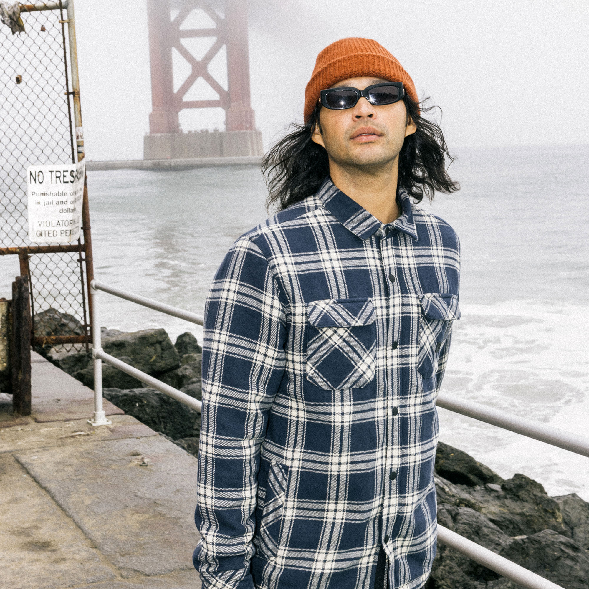 Backwoods Overshirt Jacket Flannel in Navy – Roark