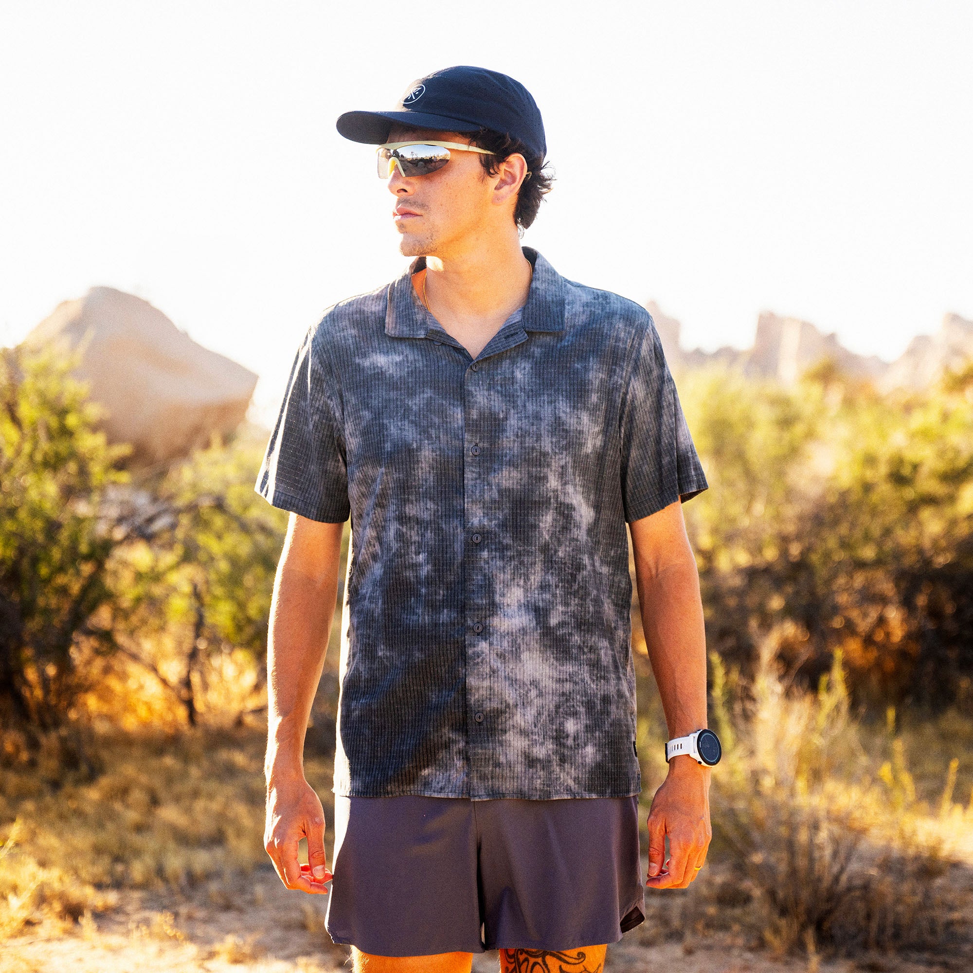 Bless Up Trail Button Up Shirt in Slate Green – Roark