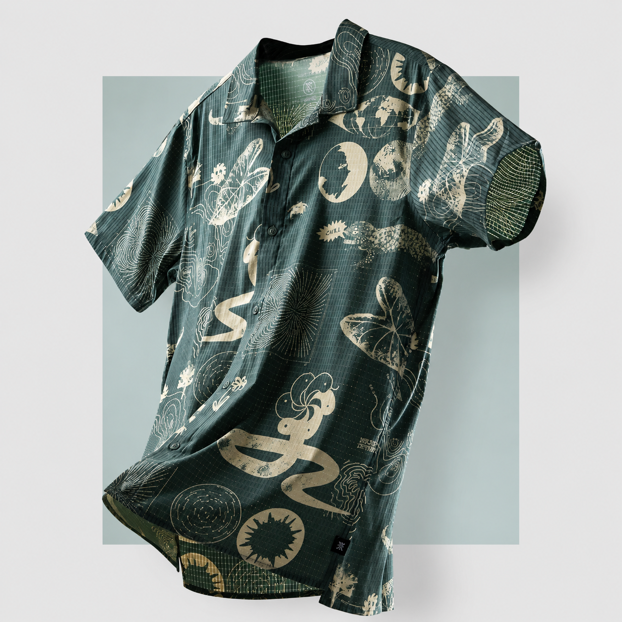 Bless Up Trail Button Up Shirt in Slate Green – Roark