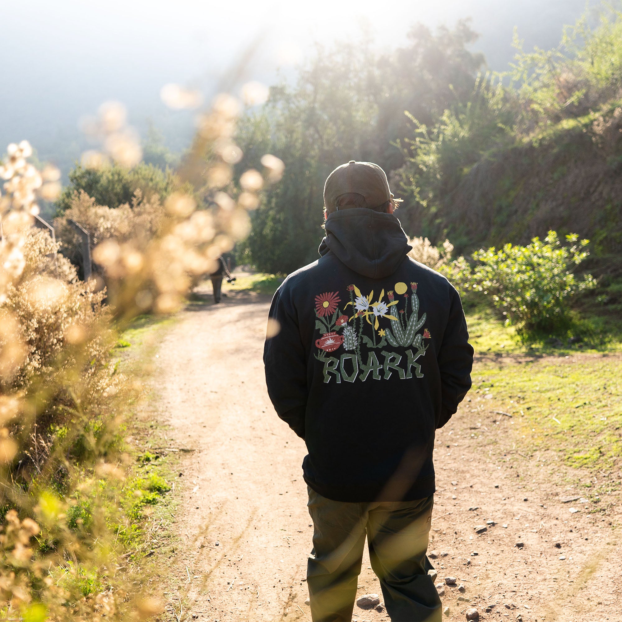 Comfortable hoodie with a hood inspired by the rugged and serene ambiance of a cactus garden, perfect for adventure and outdoor explorations.