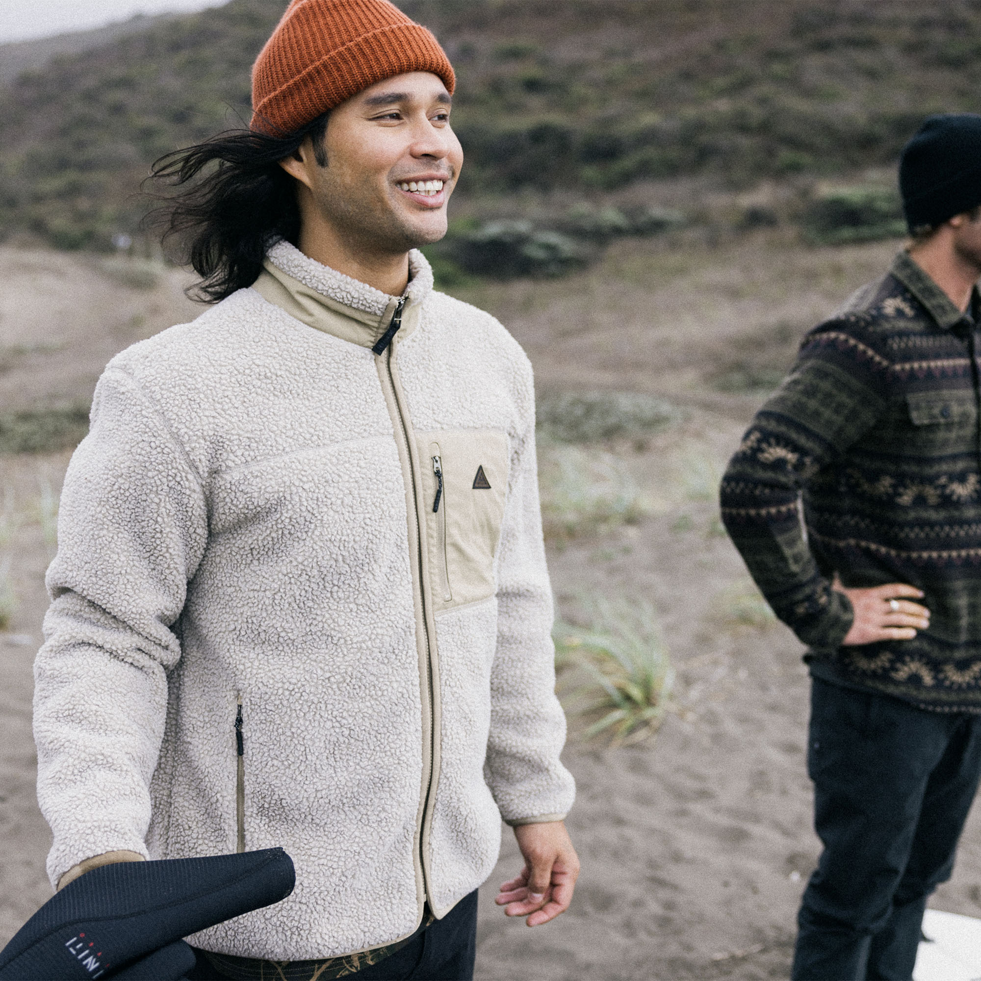 Campover Fleece Zip Hoodie in Khaki – Roark