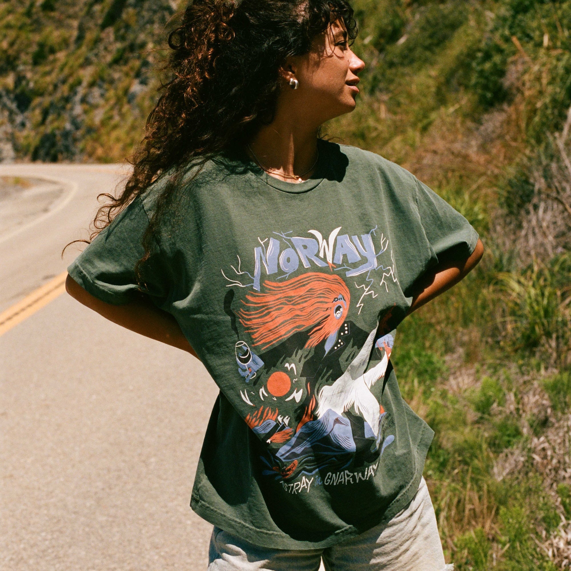 Gnarway Oversized Premium Tee Tundra Roark - Main Image