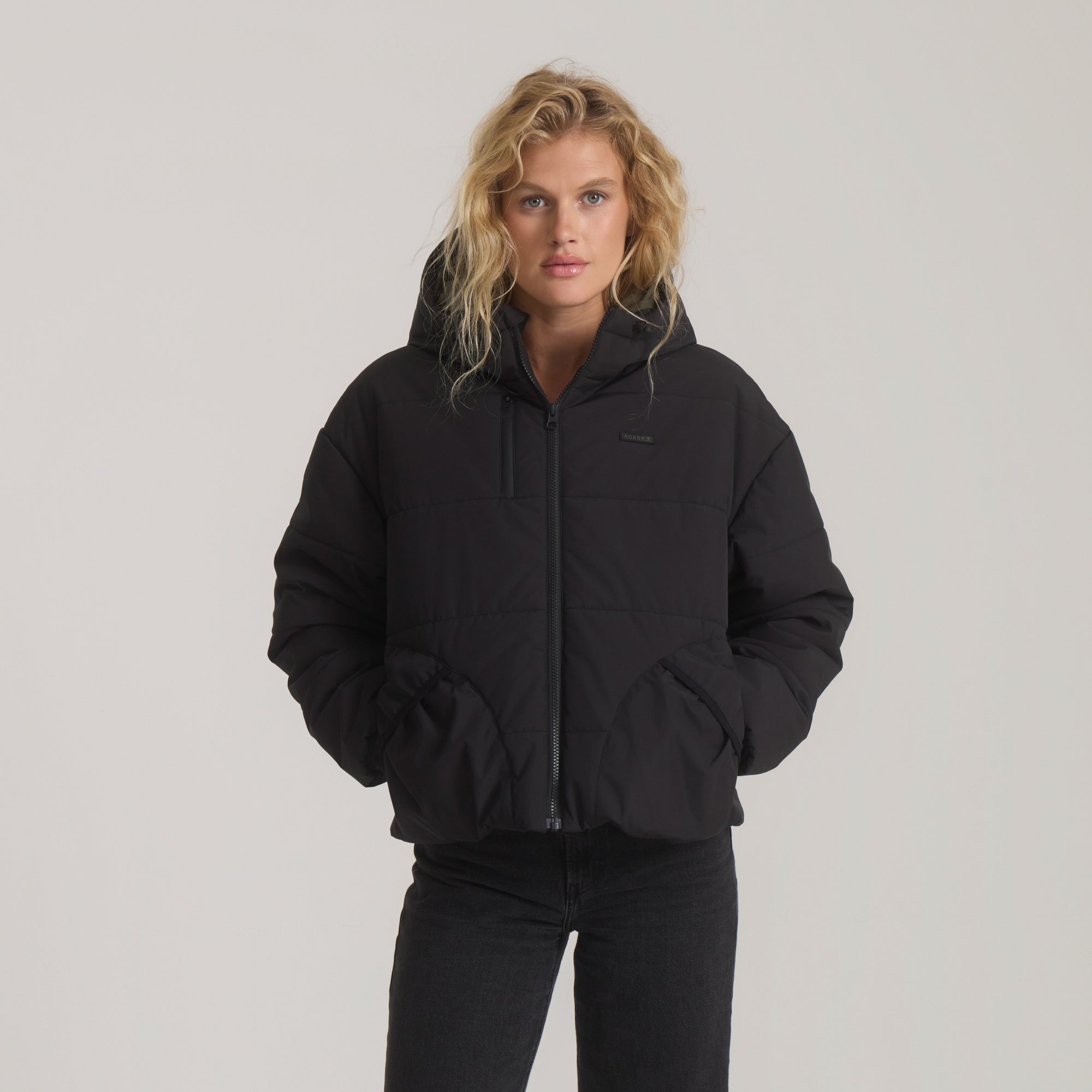 Hokkaido Puffer Jacket in Black – Roark