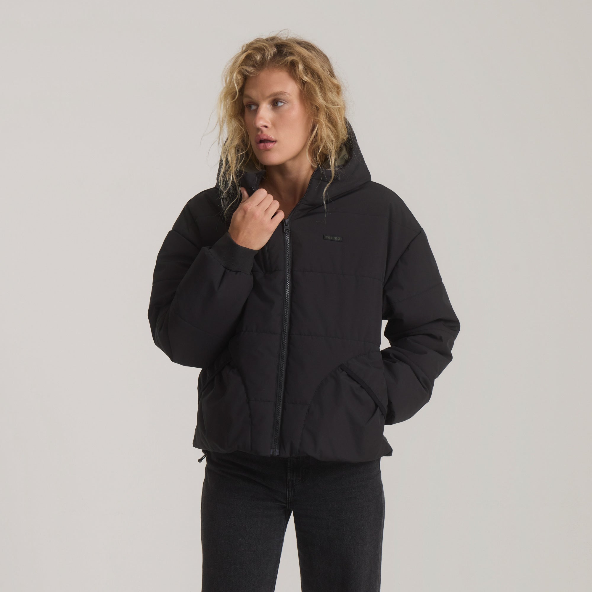 WAKE sapporo 800FLP 3LYRダウンJK XL Hokkaido Puffer Jacket in Black – Roark