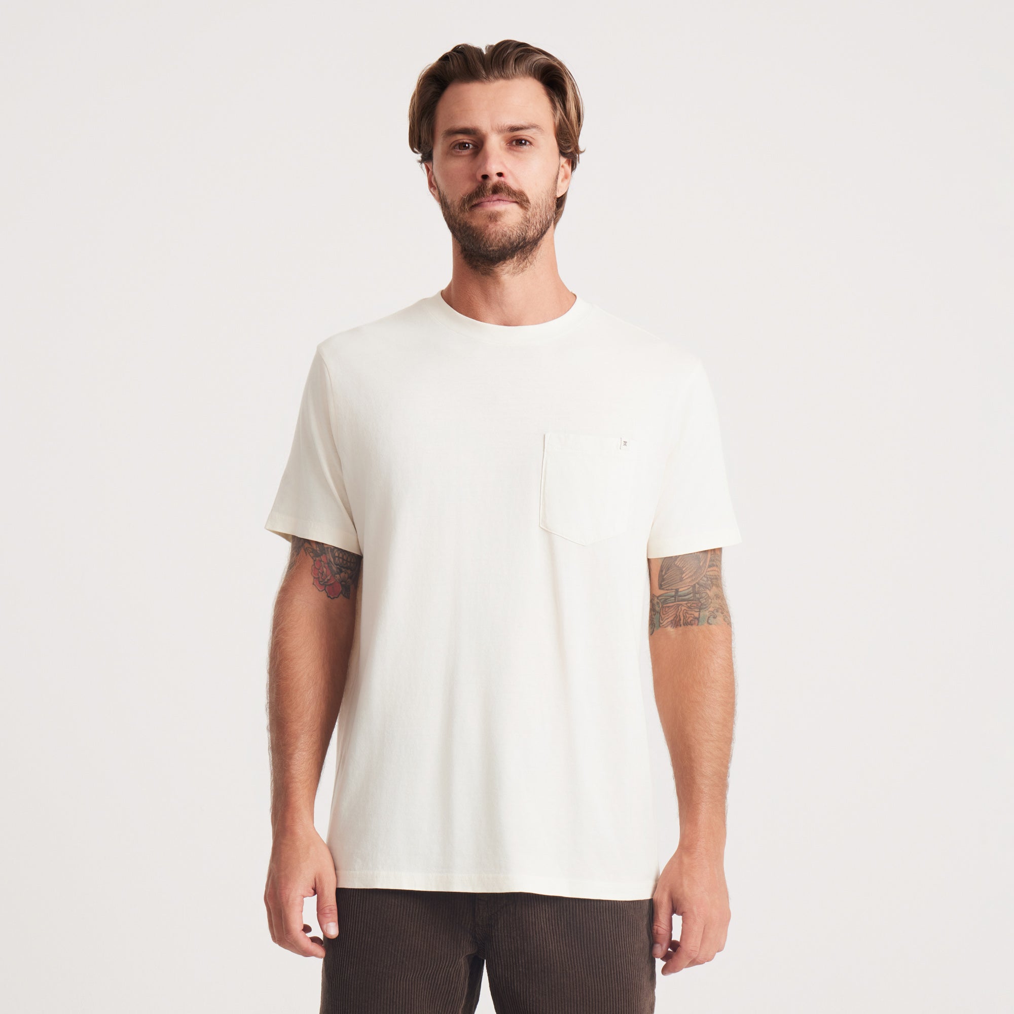 Made To Fade Short Sleeve Tee - Washed Off White | Roark