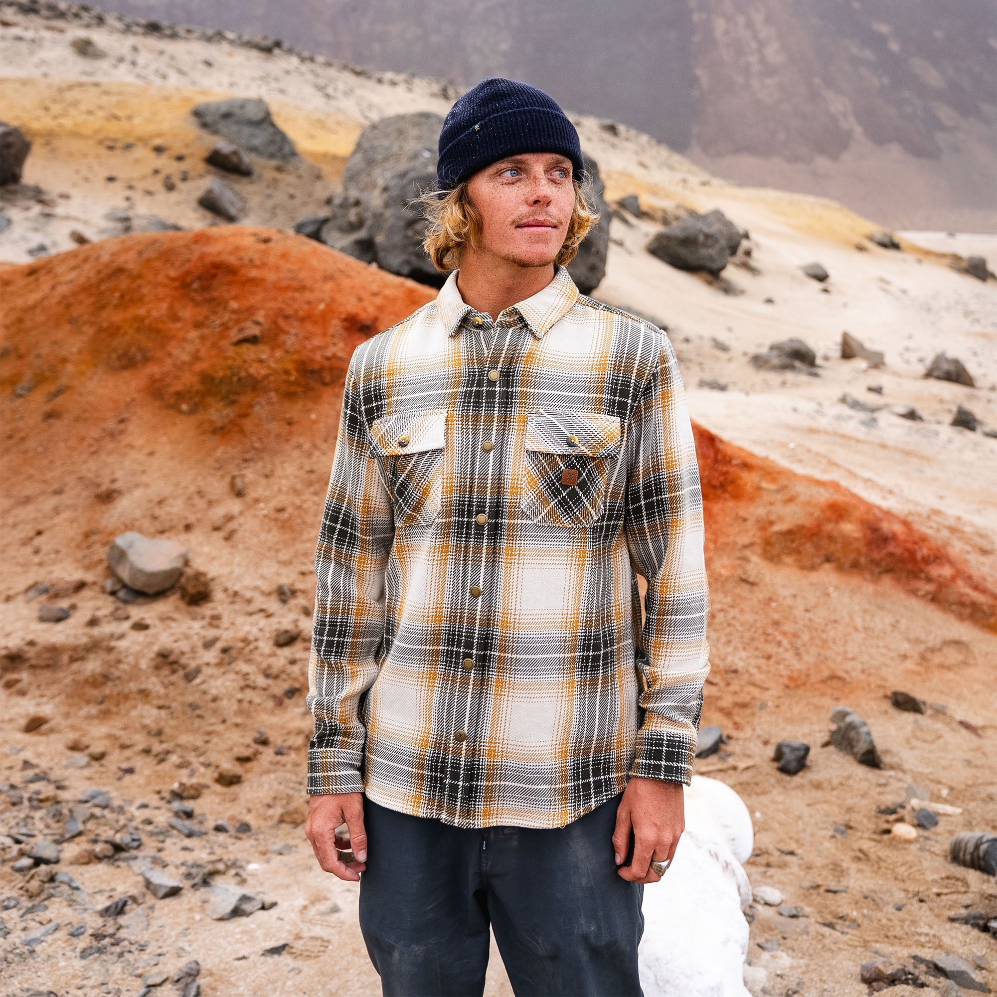 ROARK NORDSMAN COTTON ネルシャツ新品未使用 Nordsman Cotton Flannel - Natural | Roark