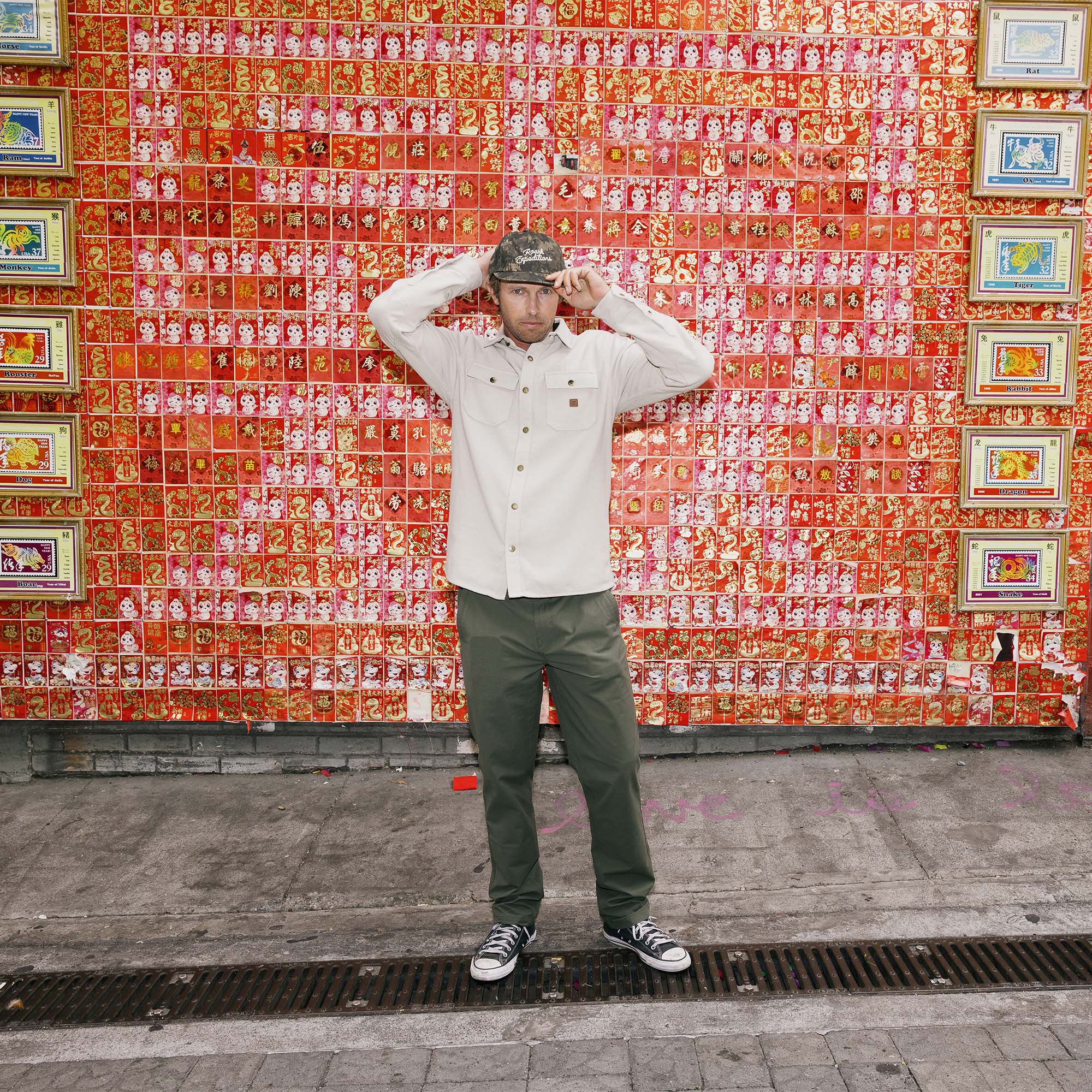 Roark Nordsman Long Sleeve Flannel from the HO25 collection, perfect for outdoor adventures and travel.