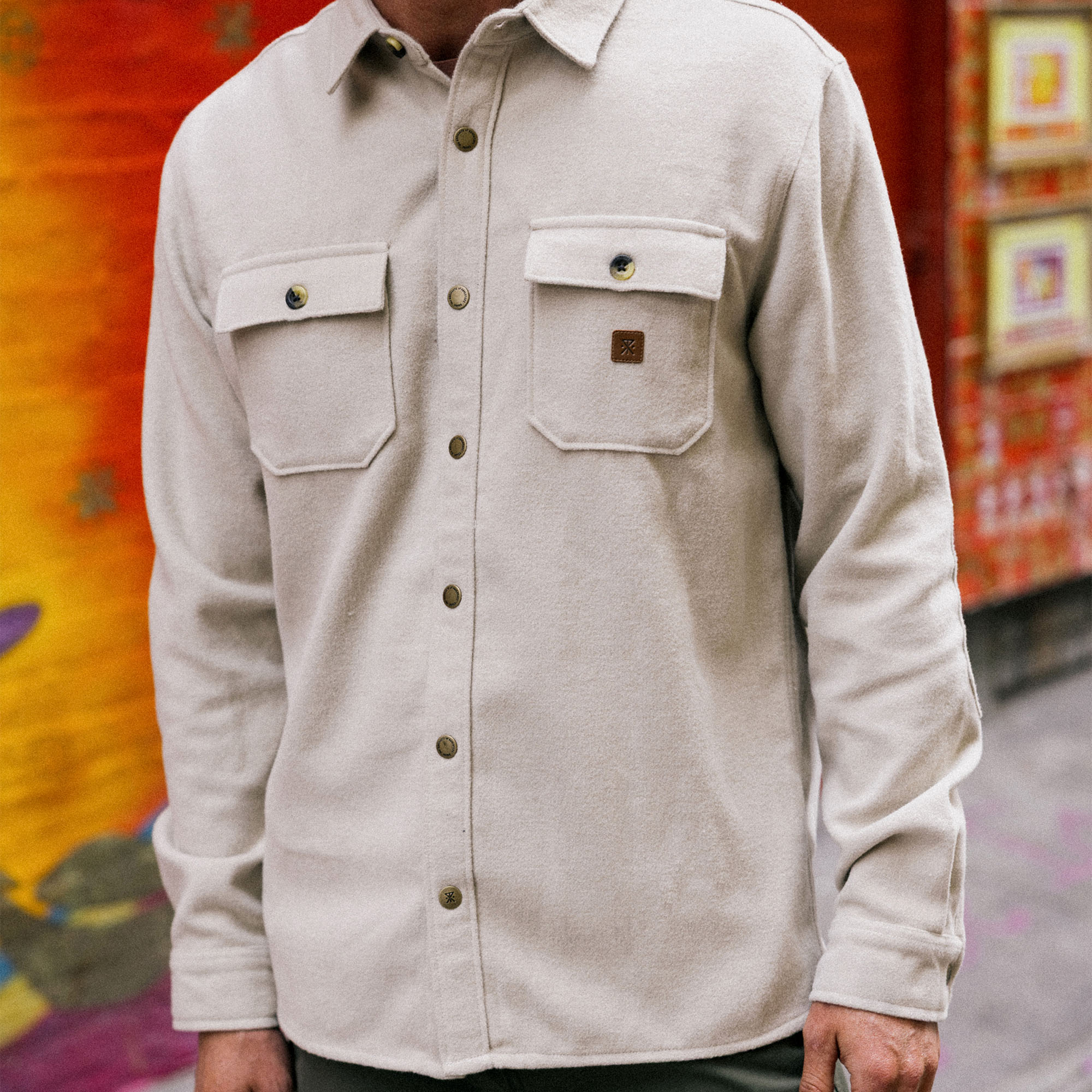 Vintage General Motors vehicle parked outdoors, enhancing an adventurous vibe, not directly related to Roark's specific products but aligns with the spirit of outdoor exploration.