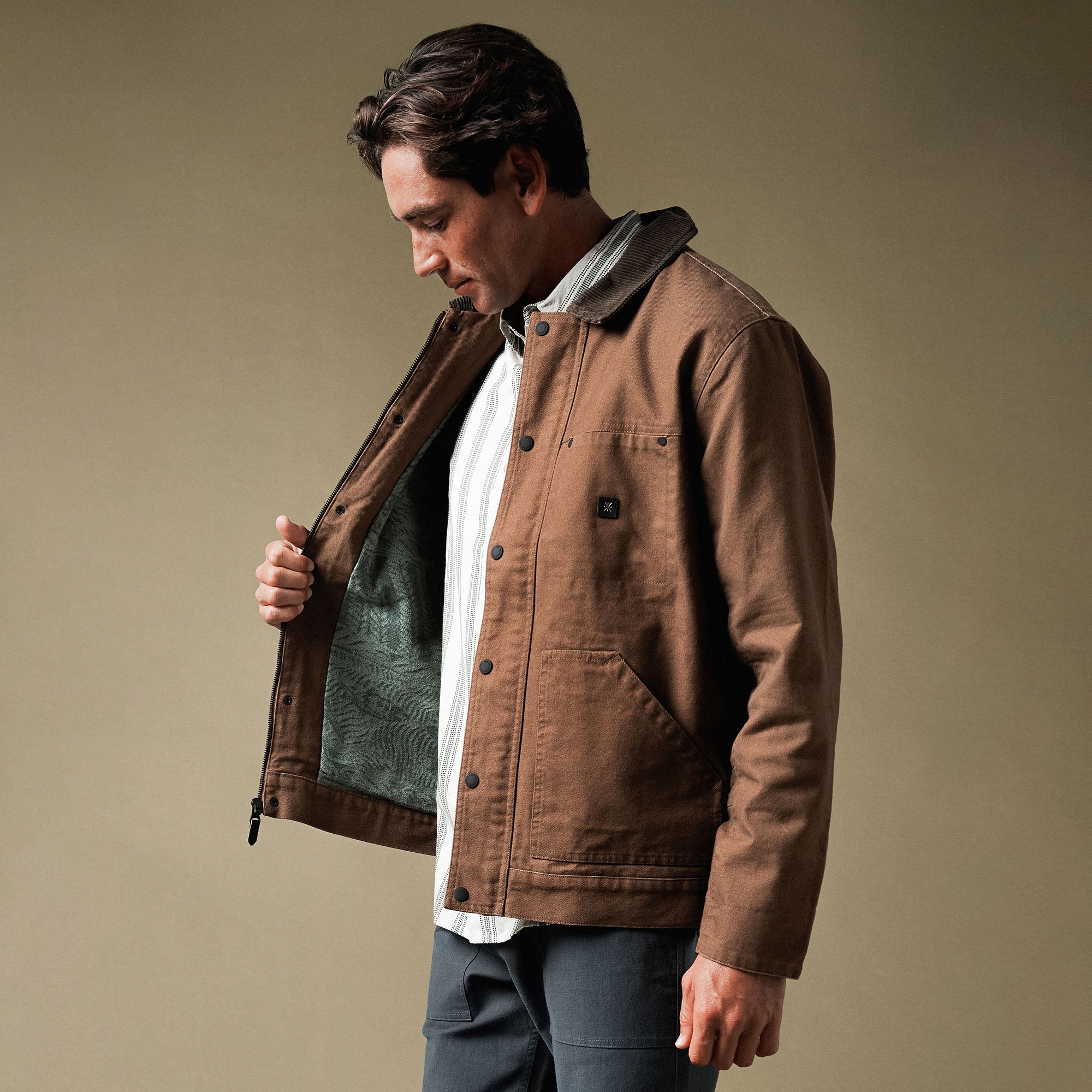 Open Roads Waxed Canvas Jacket in Otter – Roark