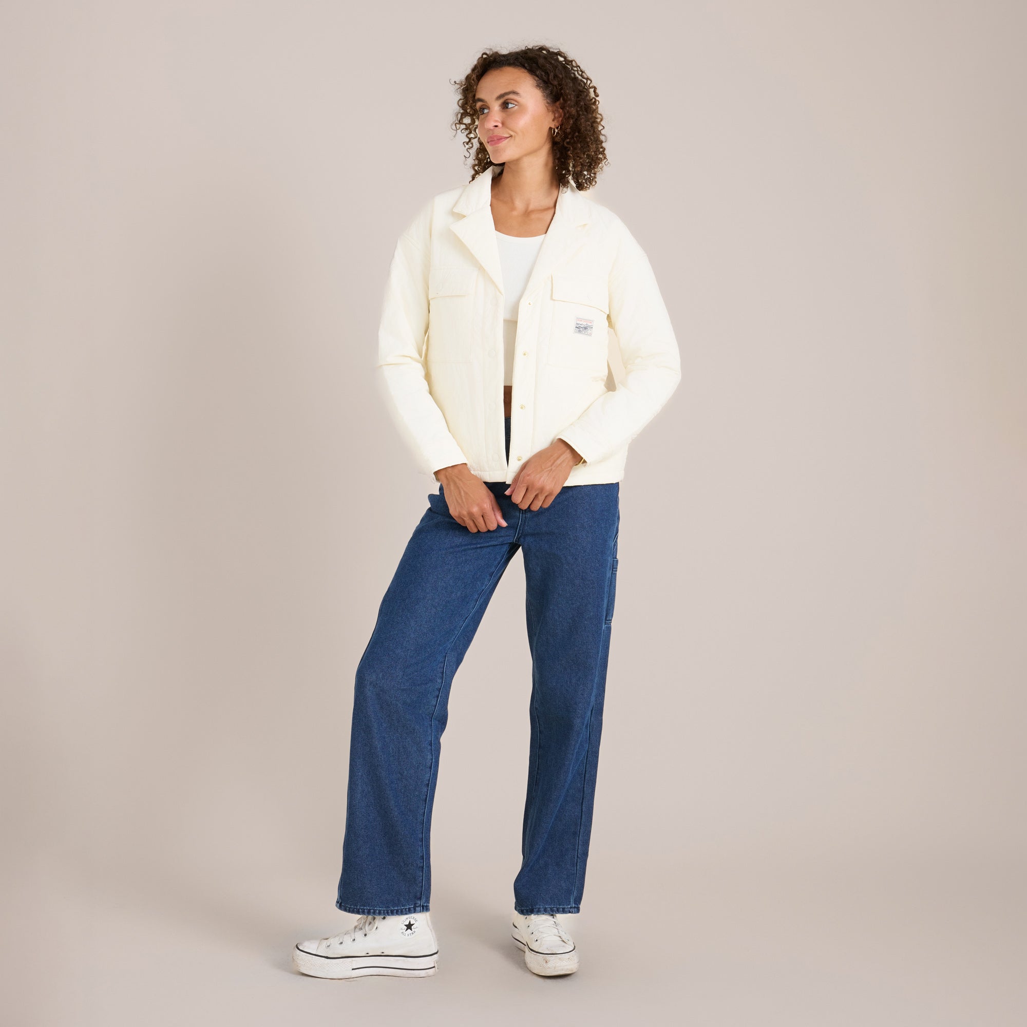 Passport Plush Jacket - White Wolf | Roark