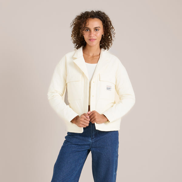 Passport Plush Jacket - White Wolf | Roark