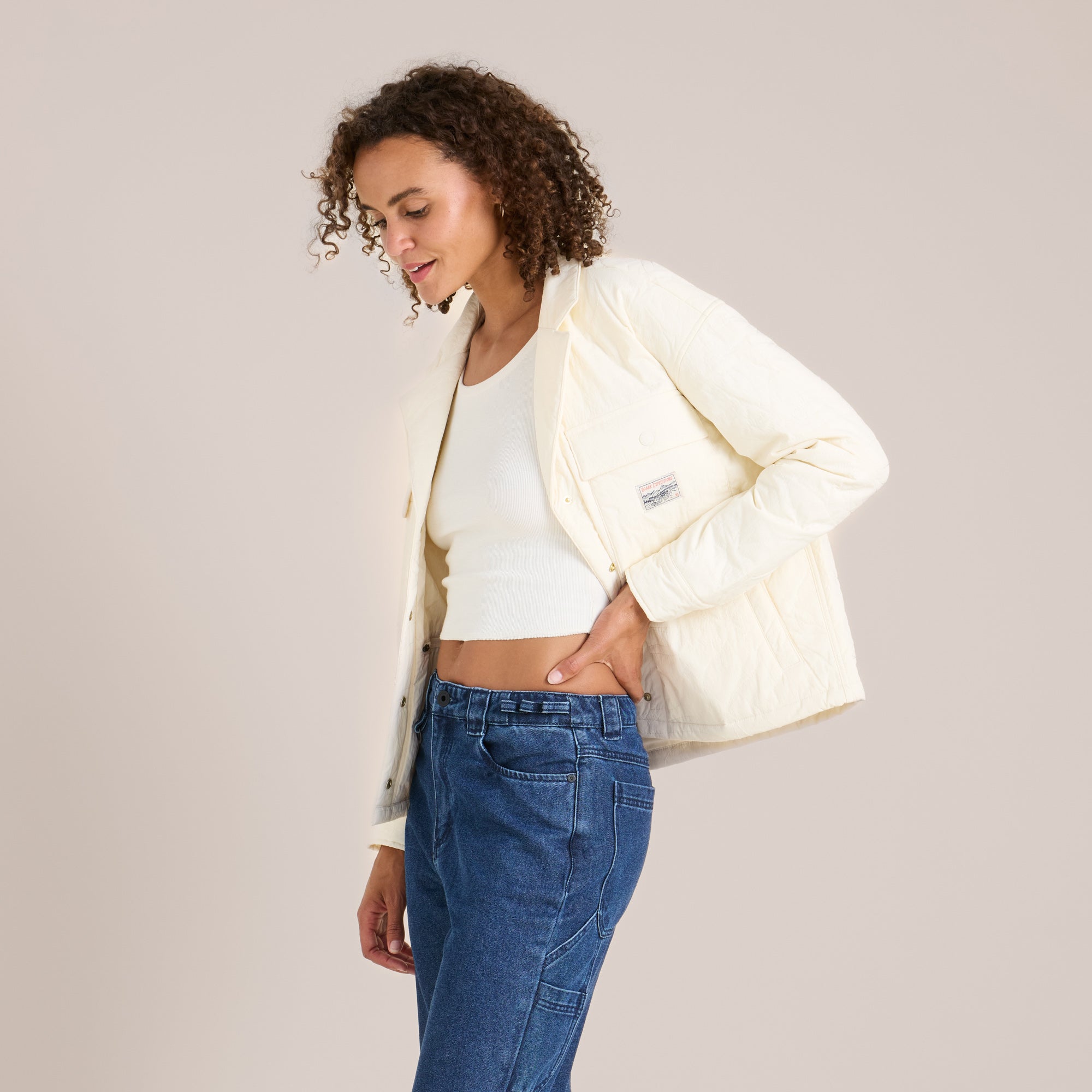 Passport Plush Jacket - White Wolf | Roark