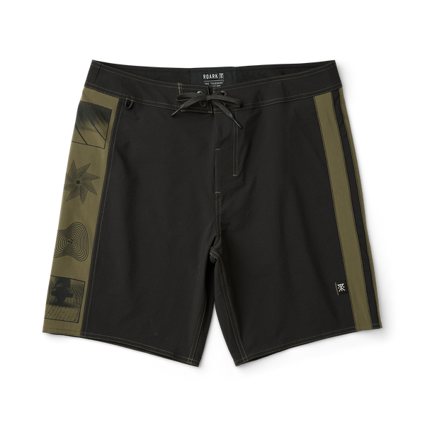 Passage Panel Boardshorts in Black – Roark