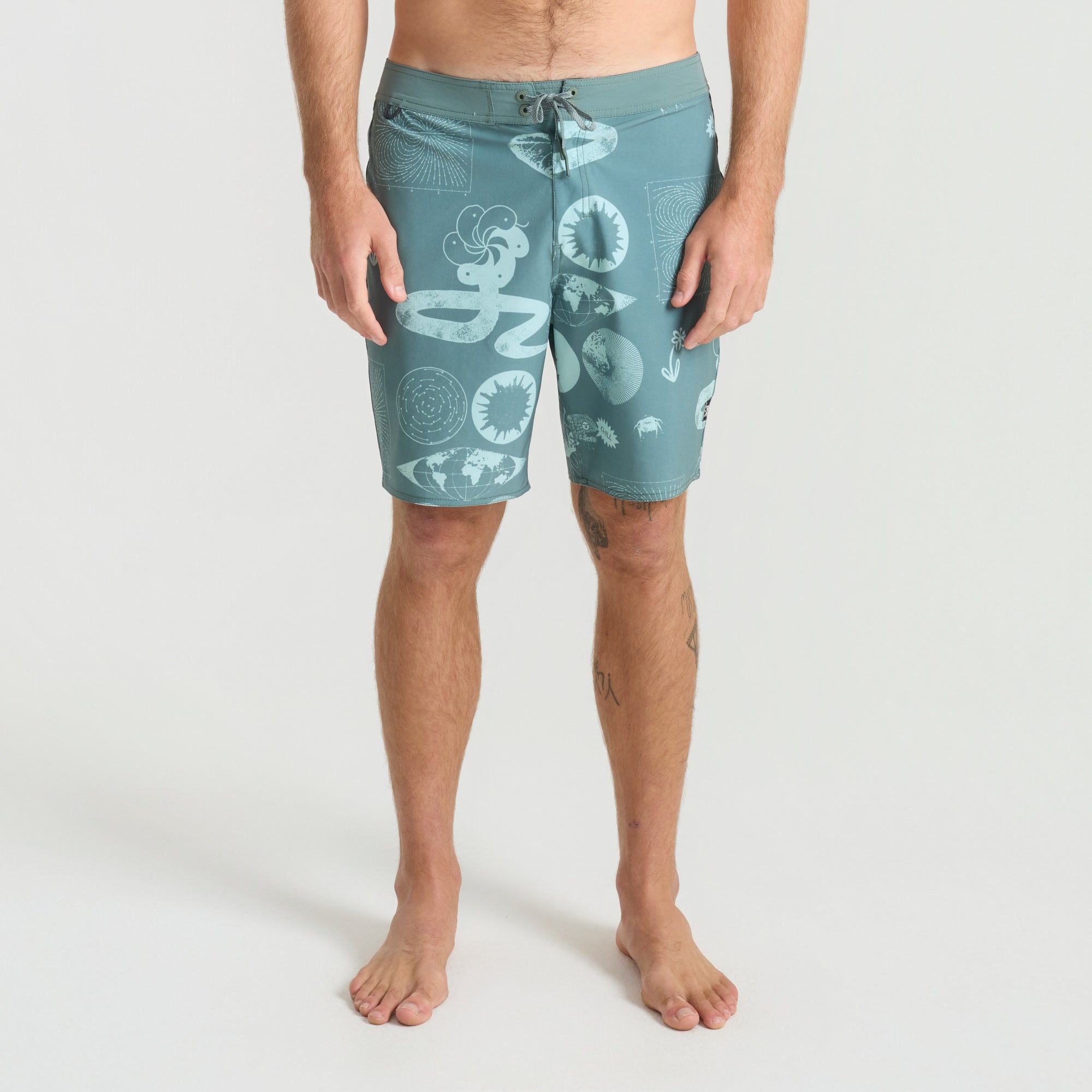 Passage Boardshorts in Slate Green – Roark