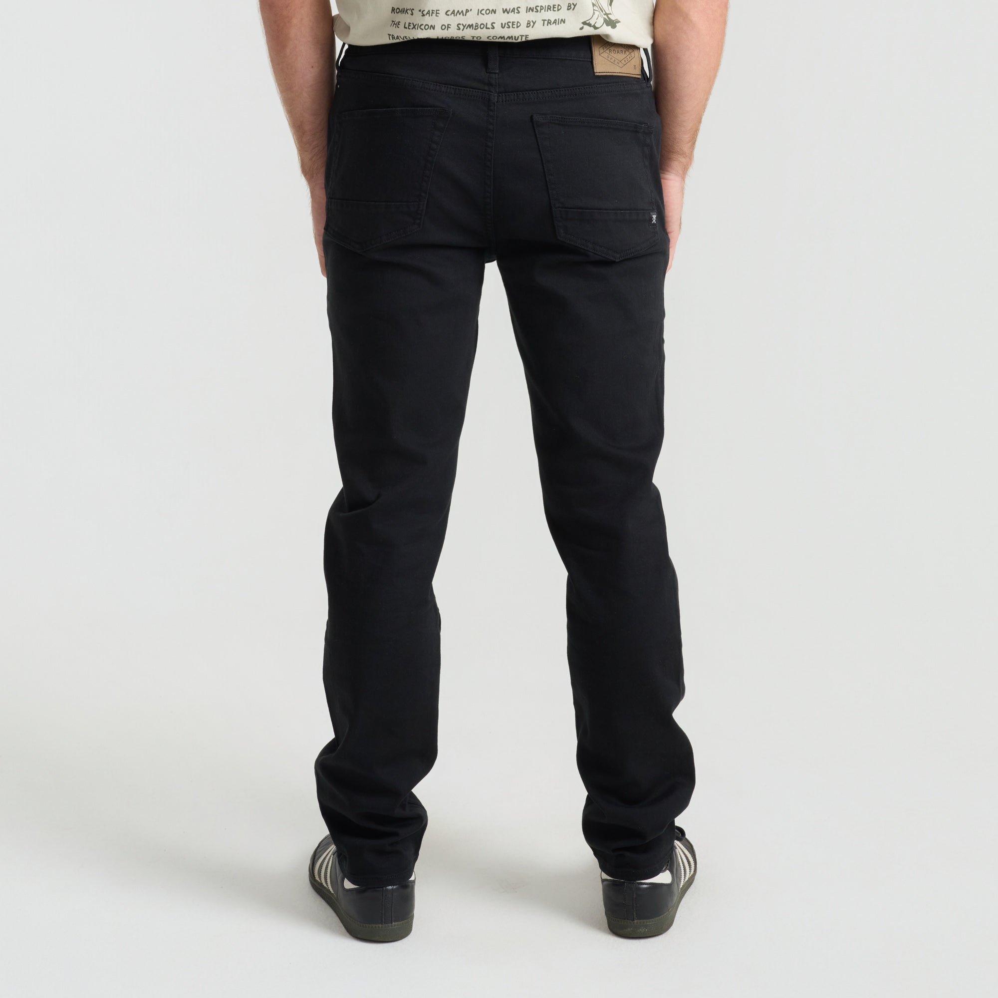 HWY 128 5-Pocket Broken Twill Denim in Black – Roark