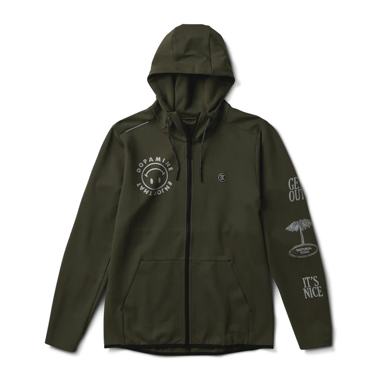 El Morro Fleece Hoodie - Military – Roark