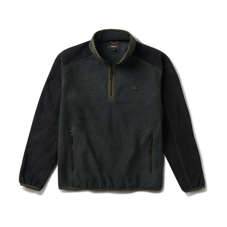 Campover Fleece Mock Hoodie in Onyx – Roark