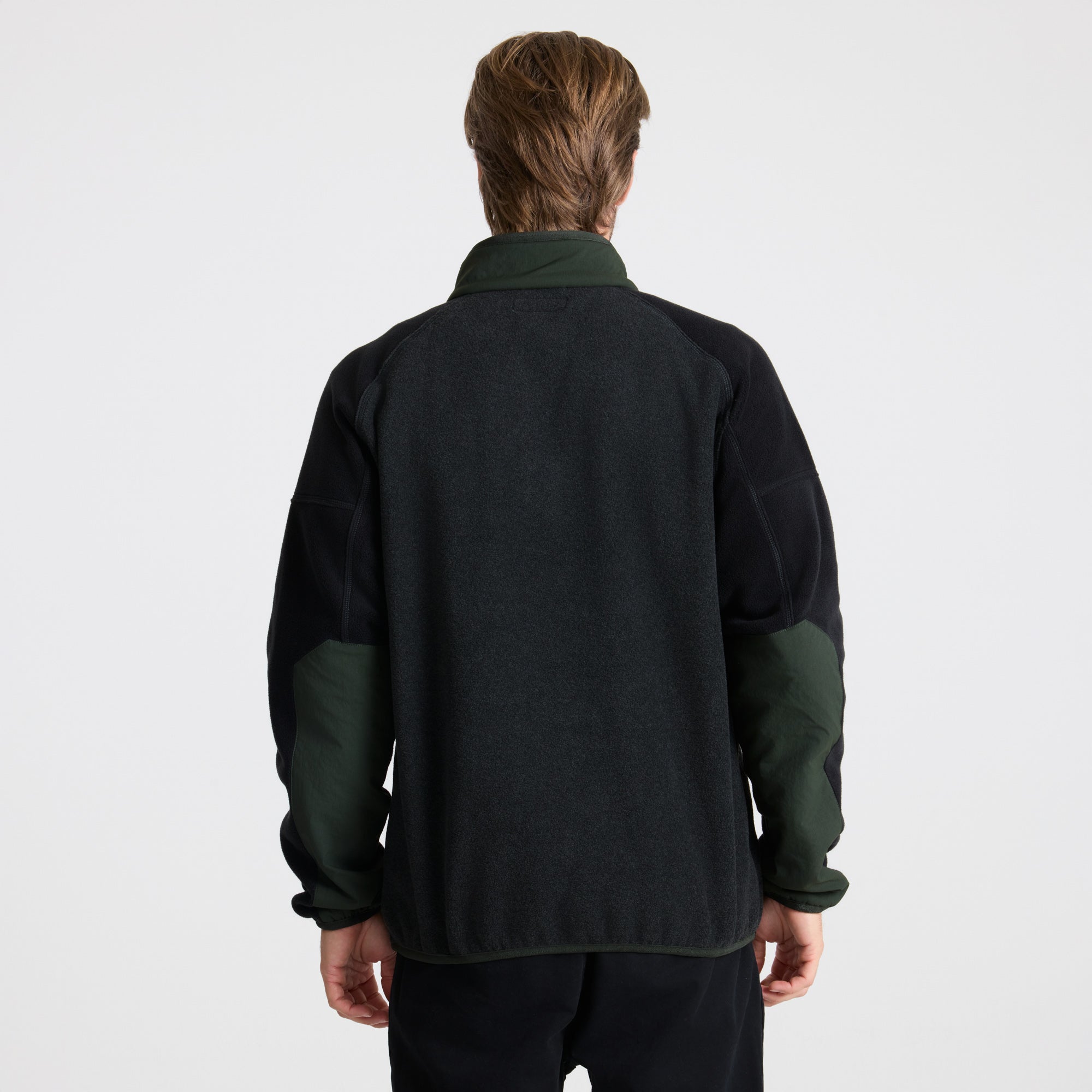 Campover Fleece Mock Hoodie in Onyx – Roark