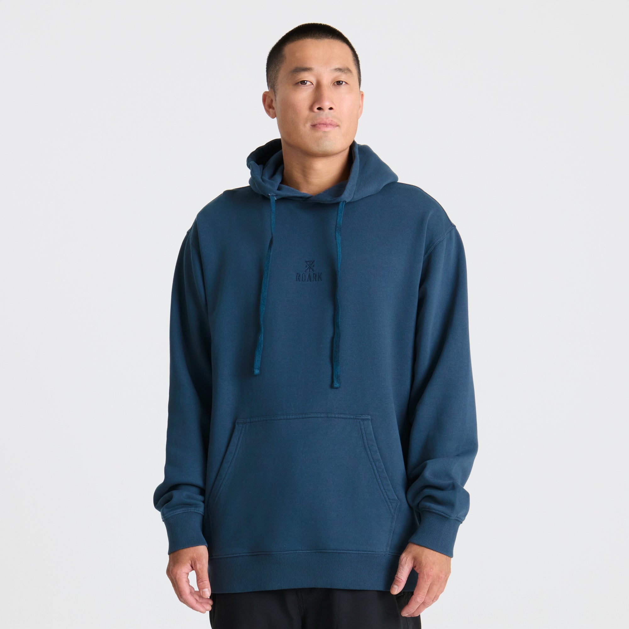 Safe Camp Embroidery Fleece in Navy – Roark Safe Camp Embroidery Fleece in Navy – Roark