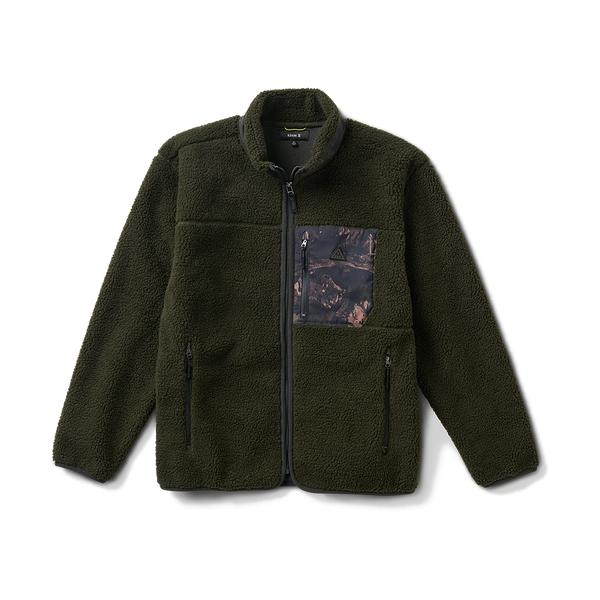 Campover Fleece Zip Hoodie in Dark Military – Roark