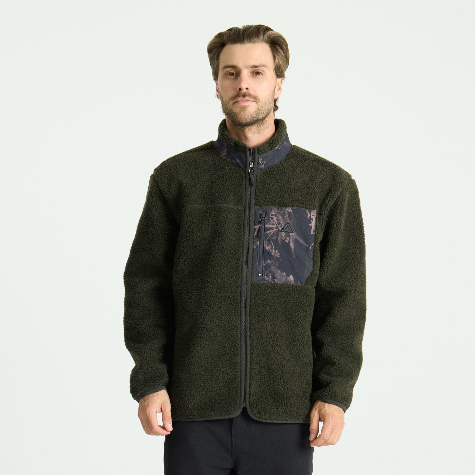 Campover Fleece Zip Hoodie in Dark Military – Roark