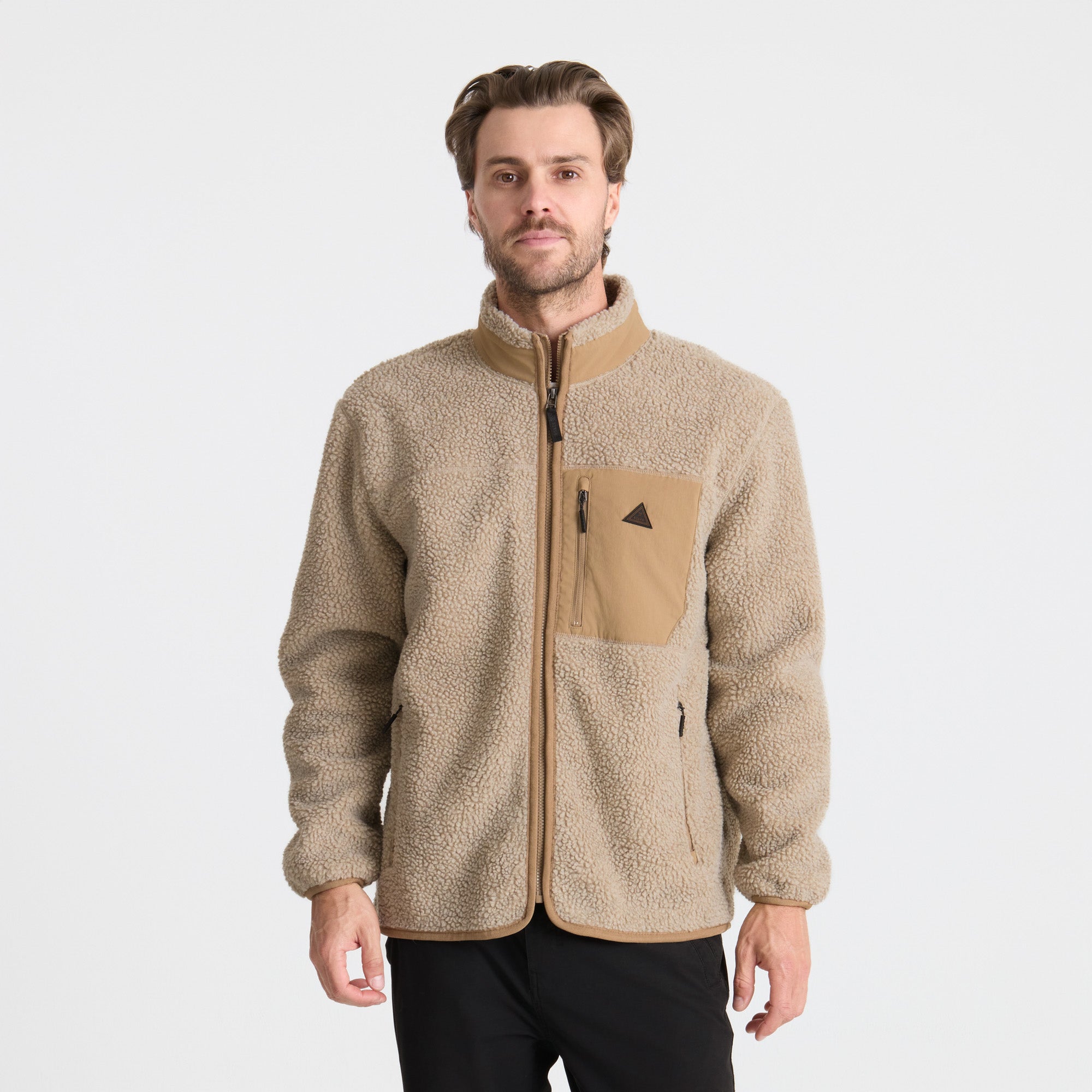 Campover Fleece Zip Hoodie in Khaki – Roark