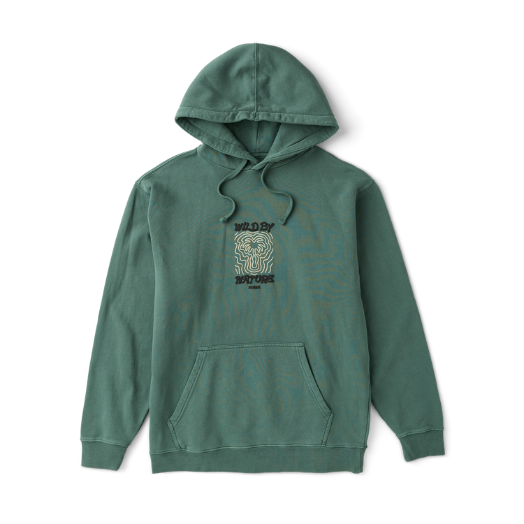 即完売 ron herman vintage hoodie 26ss Wild By Nature Hoodie in Slate Green – Roark