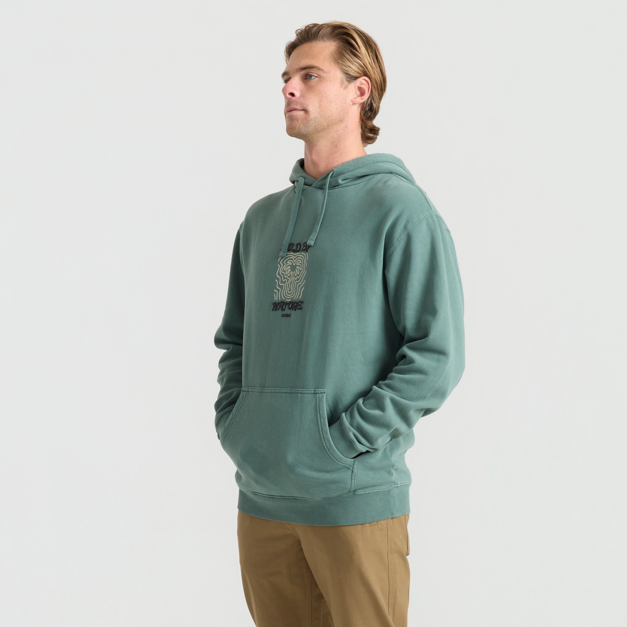 Wild By Nature Hoodie in Slate Green – Roark